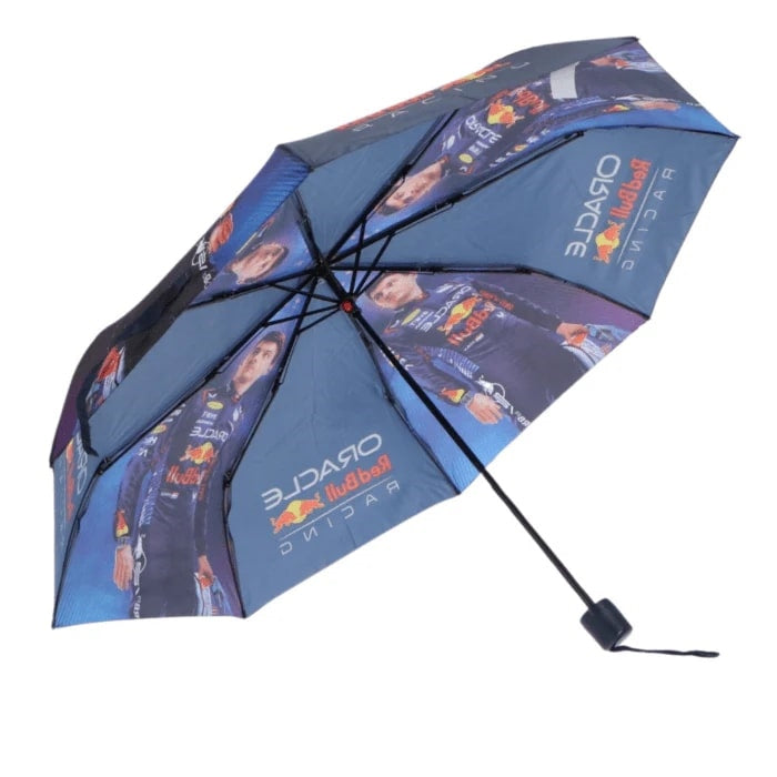 Red Bull Racing F1 Max Verstappen Umbrella Foldable Unisex - Navy