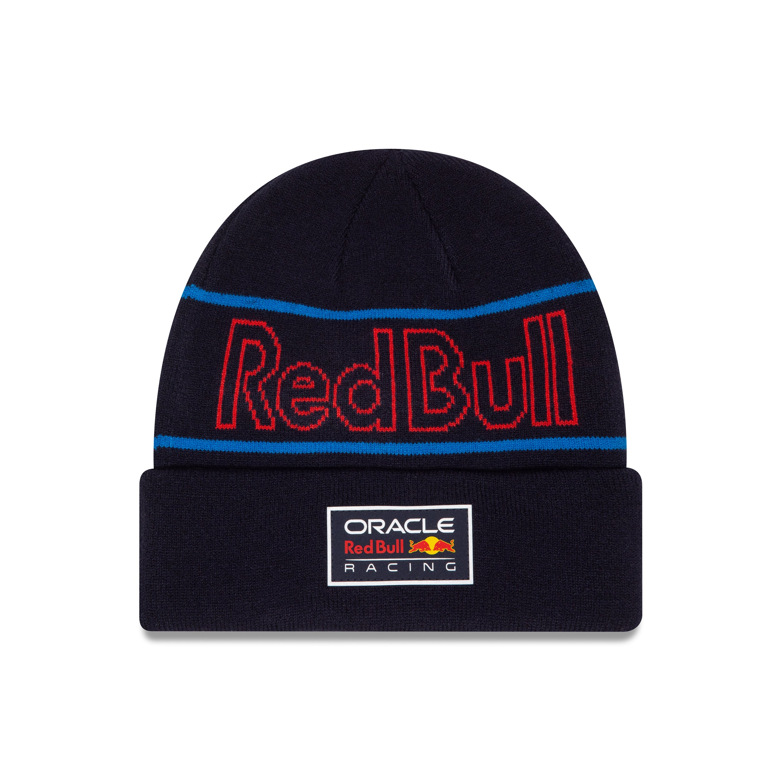 Red Bull Racing F1 Team Cuff Beanie Adults - Night Sky/Hot Red