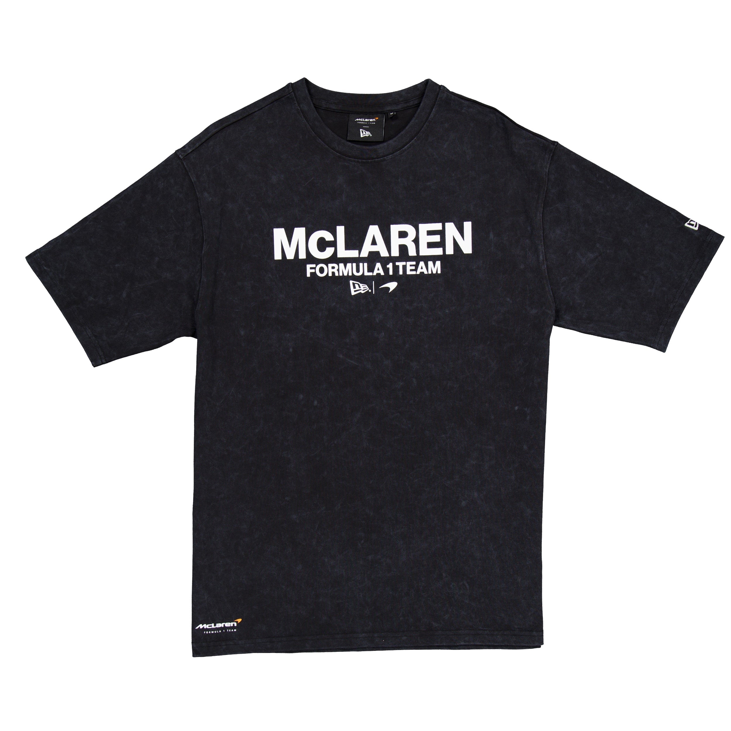 McLaren Racing F1 Wordmark Logo Oversized Tee Adults - Black