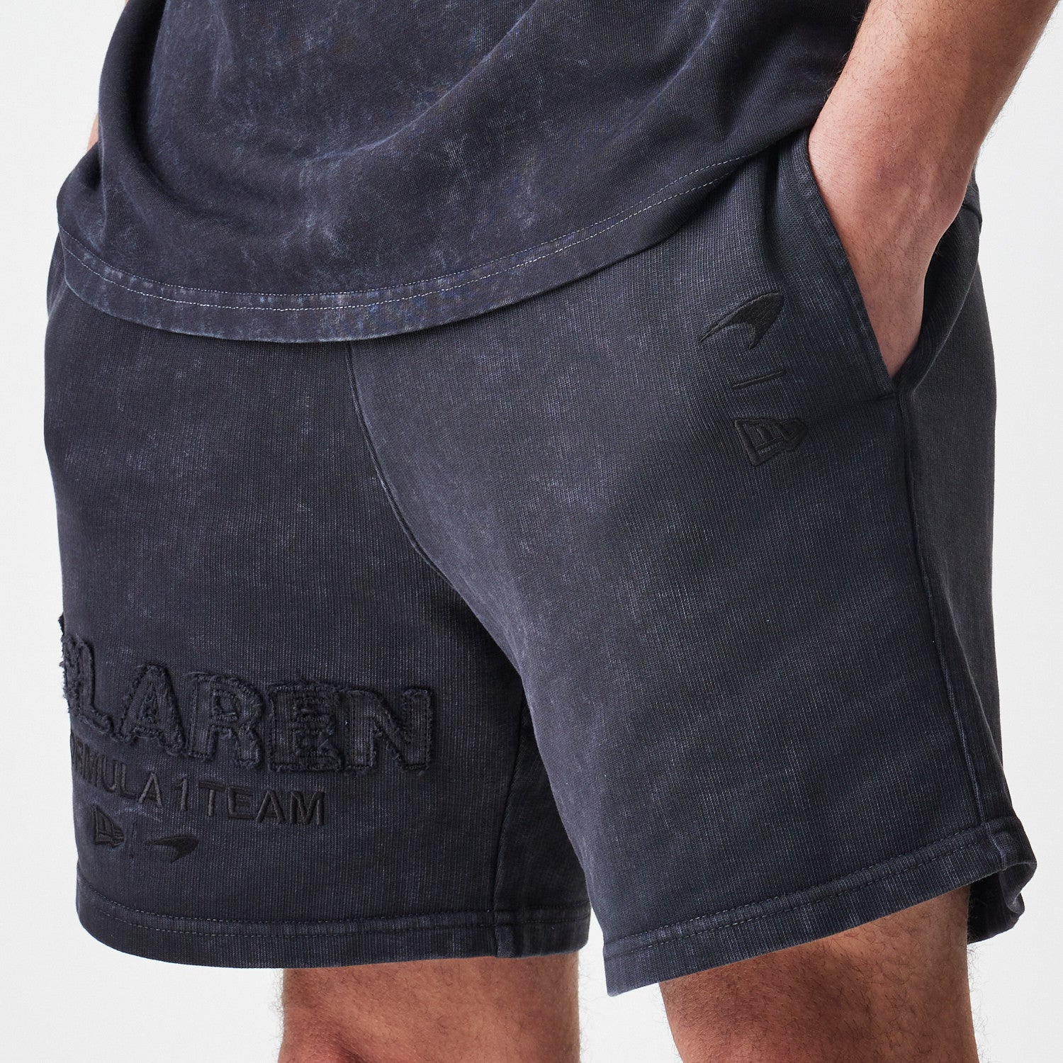 McLaren Racing F1 Washed Short Adults - Black