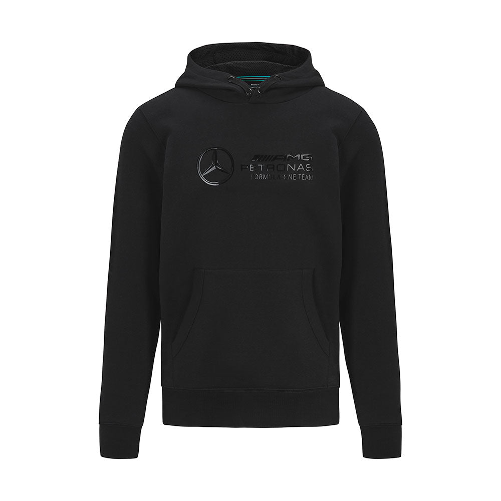 Mercedes AMG Petronas F1 Mens Stealth Logo Hooded Sweat