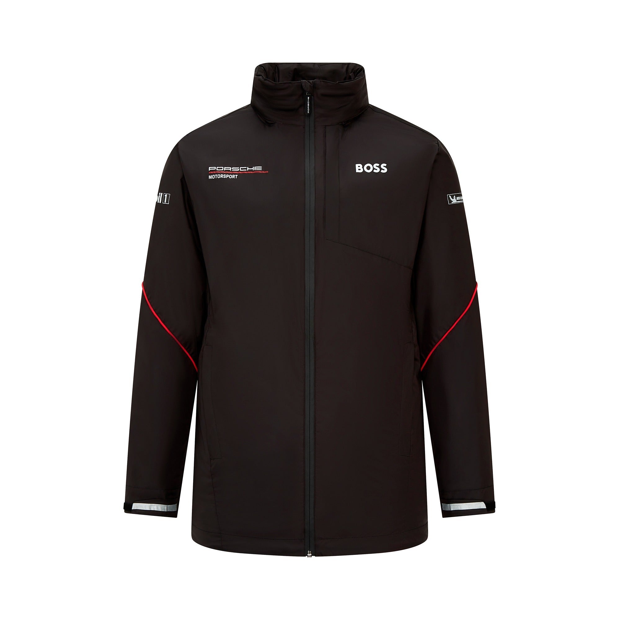Porsche Team Rain Jacket Mens - Black