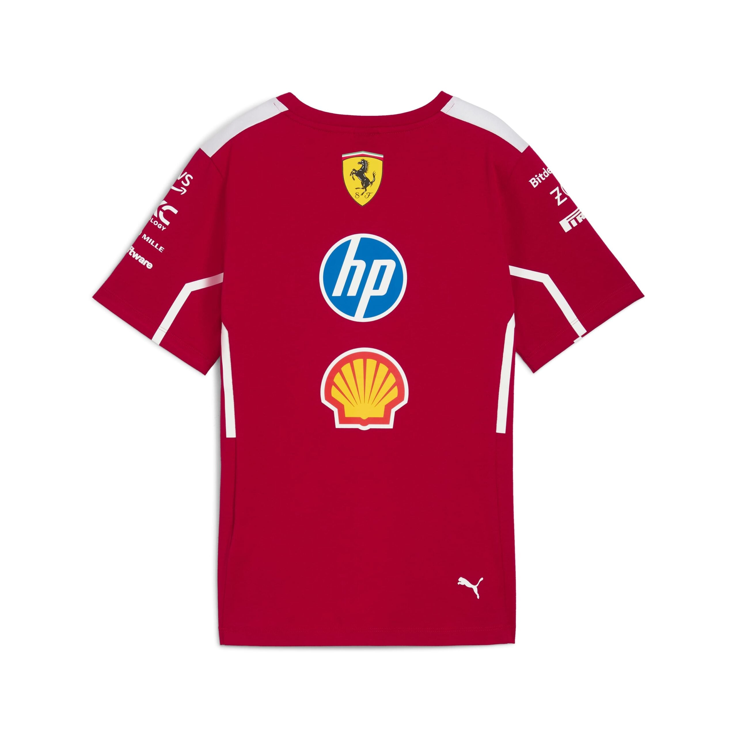 Scuderia Ferrari F1 Team 2025 Tee Mens - Dark Cherry