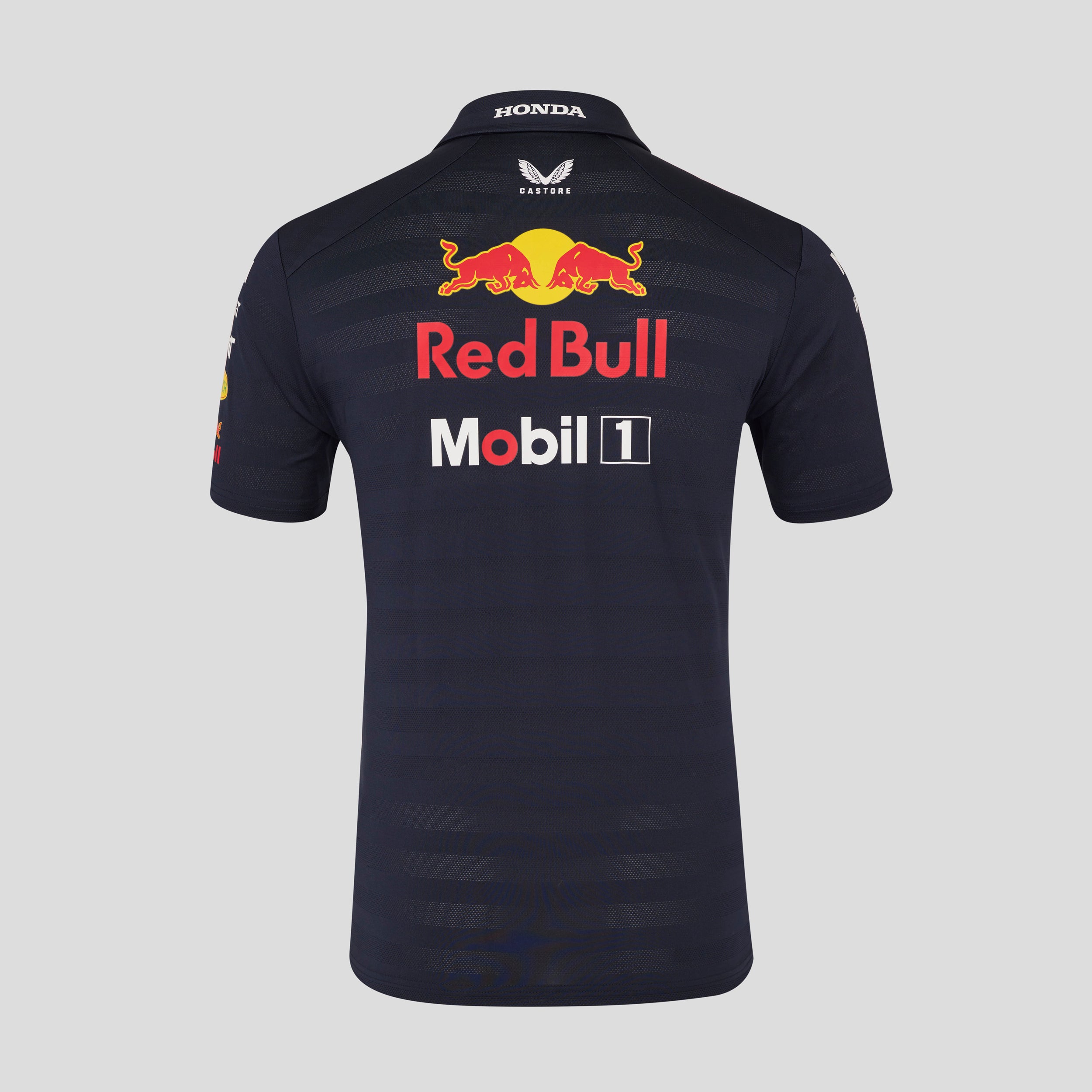 Red Bull Racing F1 Team 2025 Short Sleeve Polo Shirt Mens - Night Sky