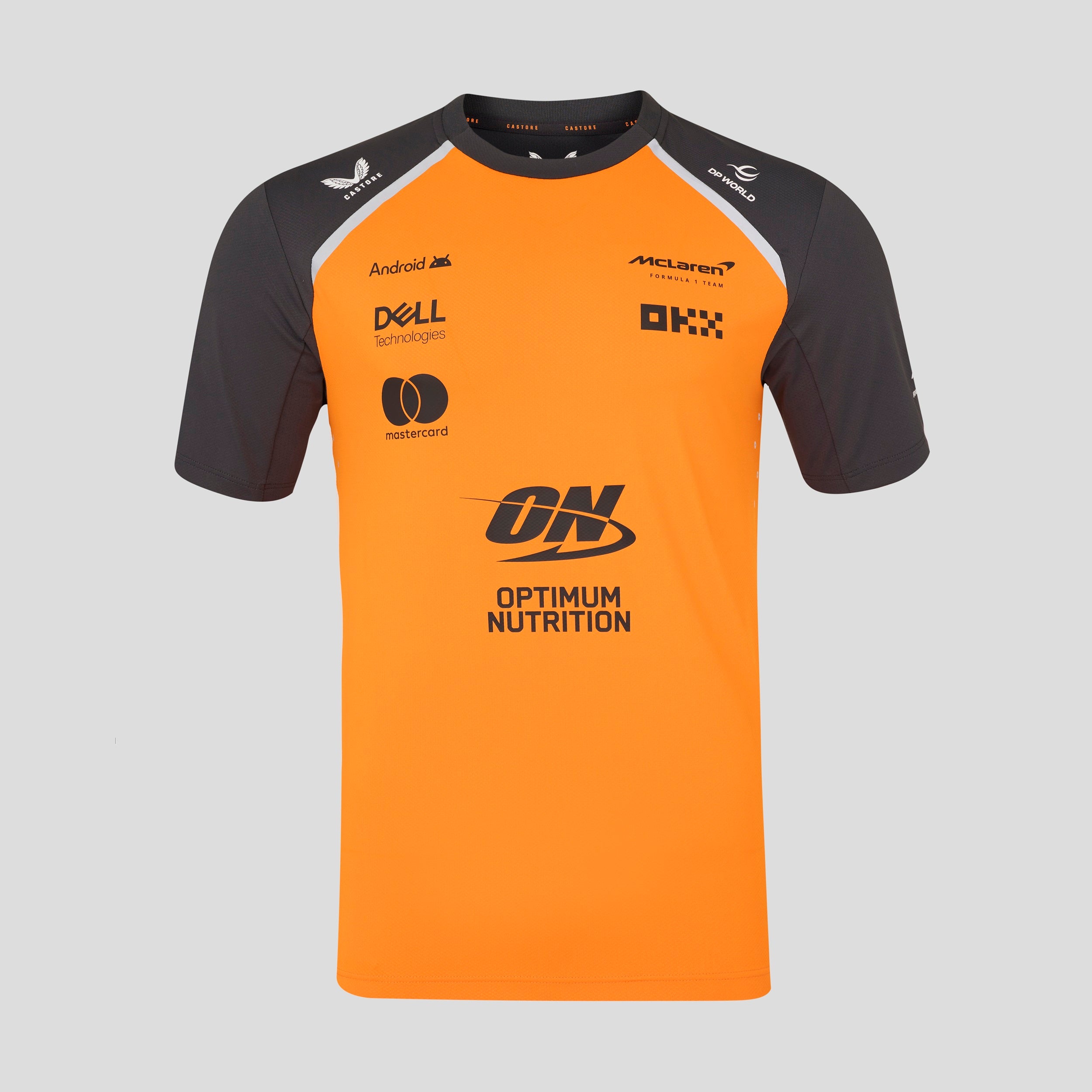 McLaren Racing F1 Official Team 2025 Set Up T-Shirt Mens - Papaya