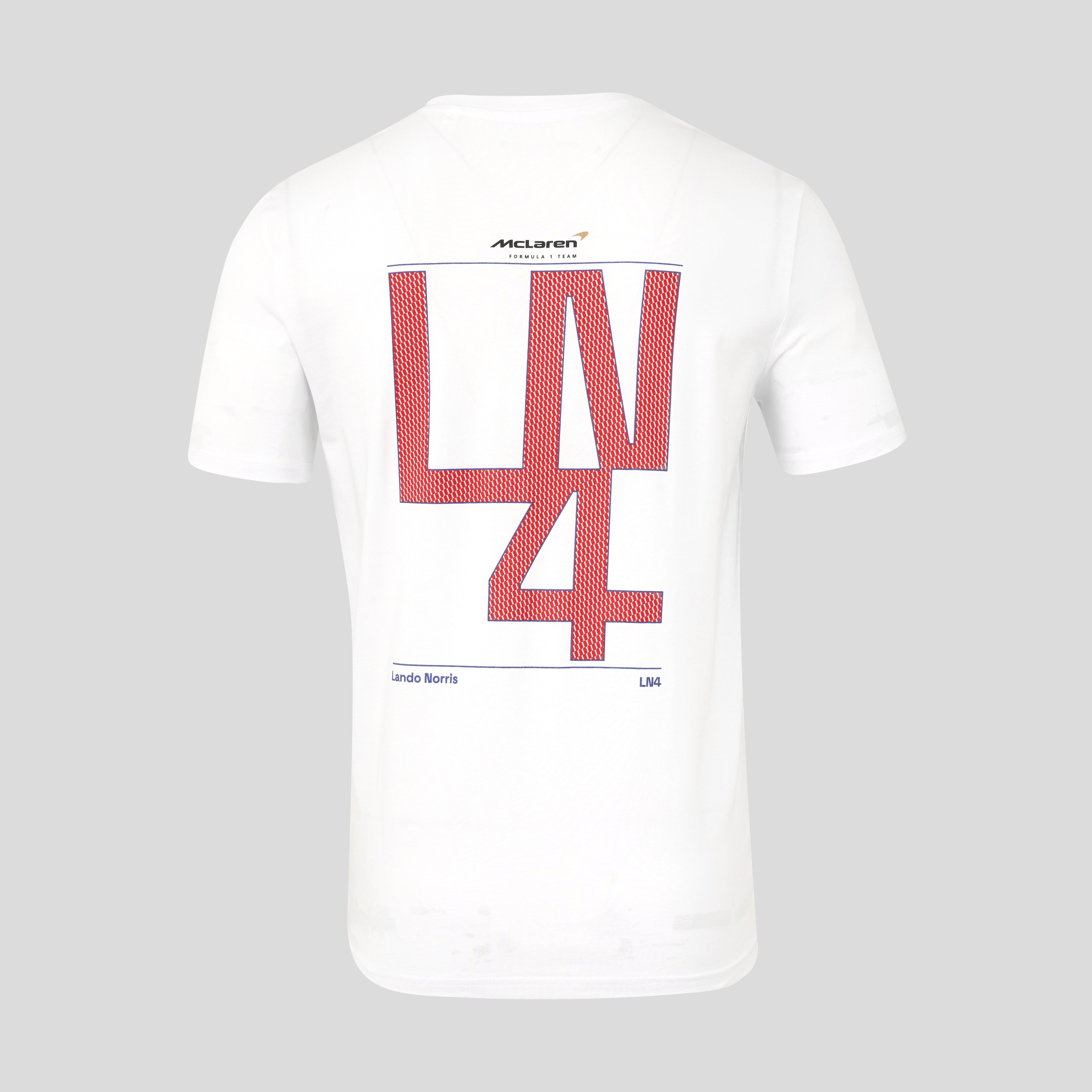 McLaren Racing F1 Lando Norris Graphic Tee Unisex - Brilliant White