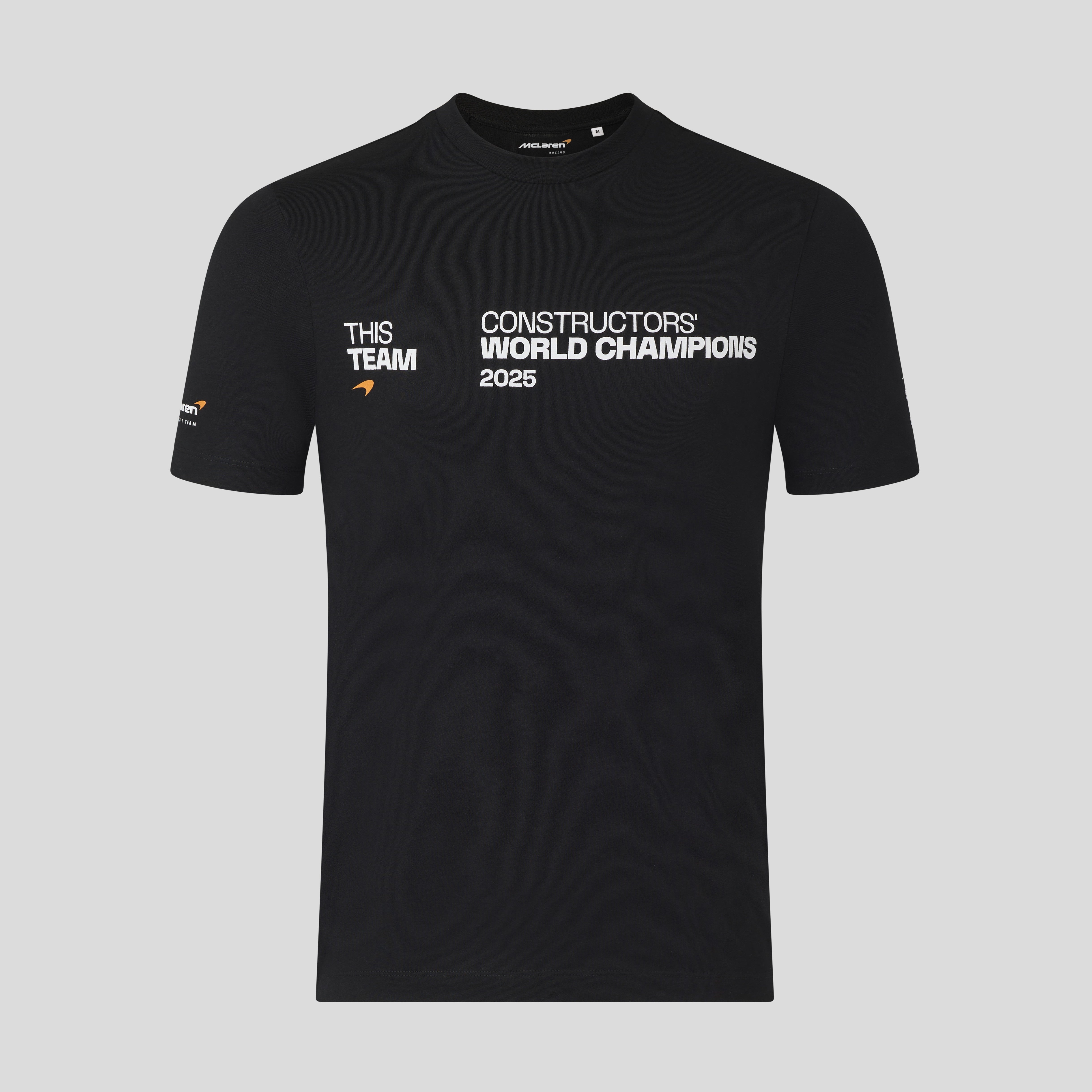 McLaren Racing F1 Constructors This Team 2025 T-Shirt Unisex - Black