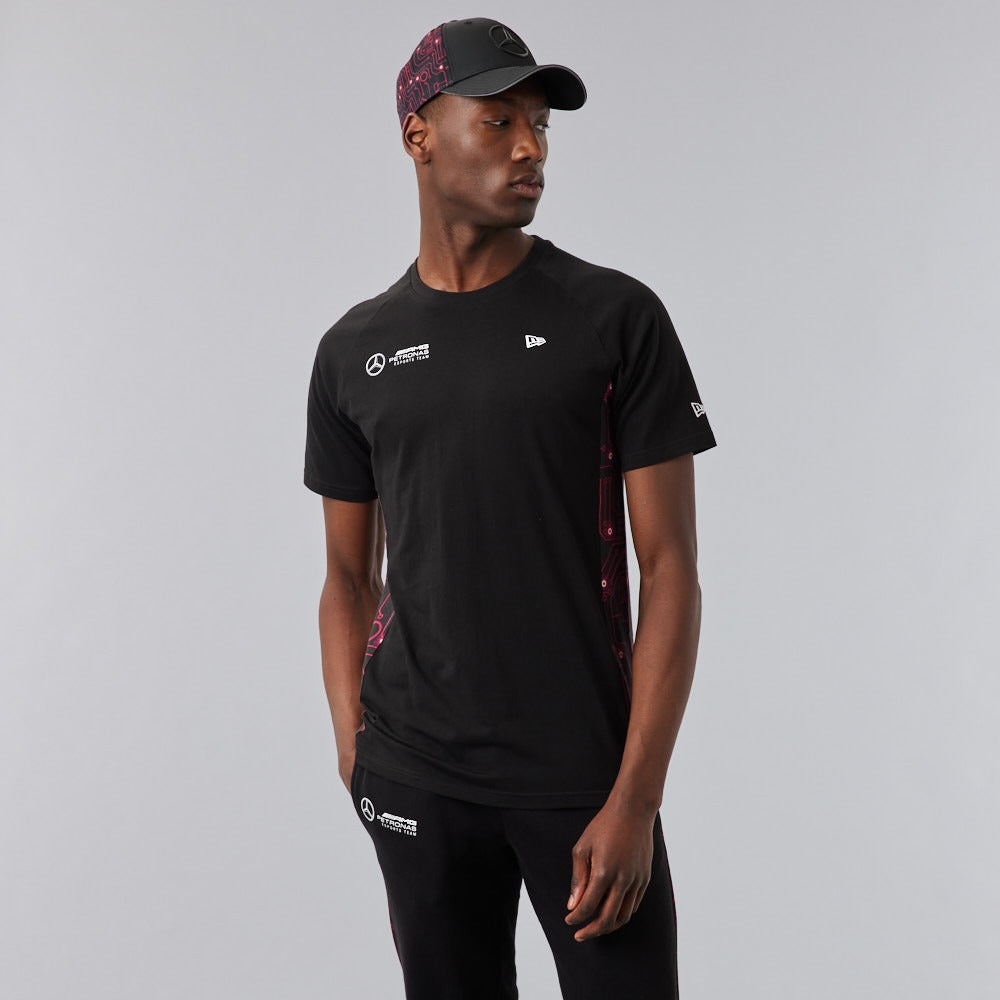 Mercedes E-Sports Motherboard Tee - Black