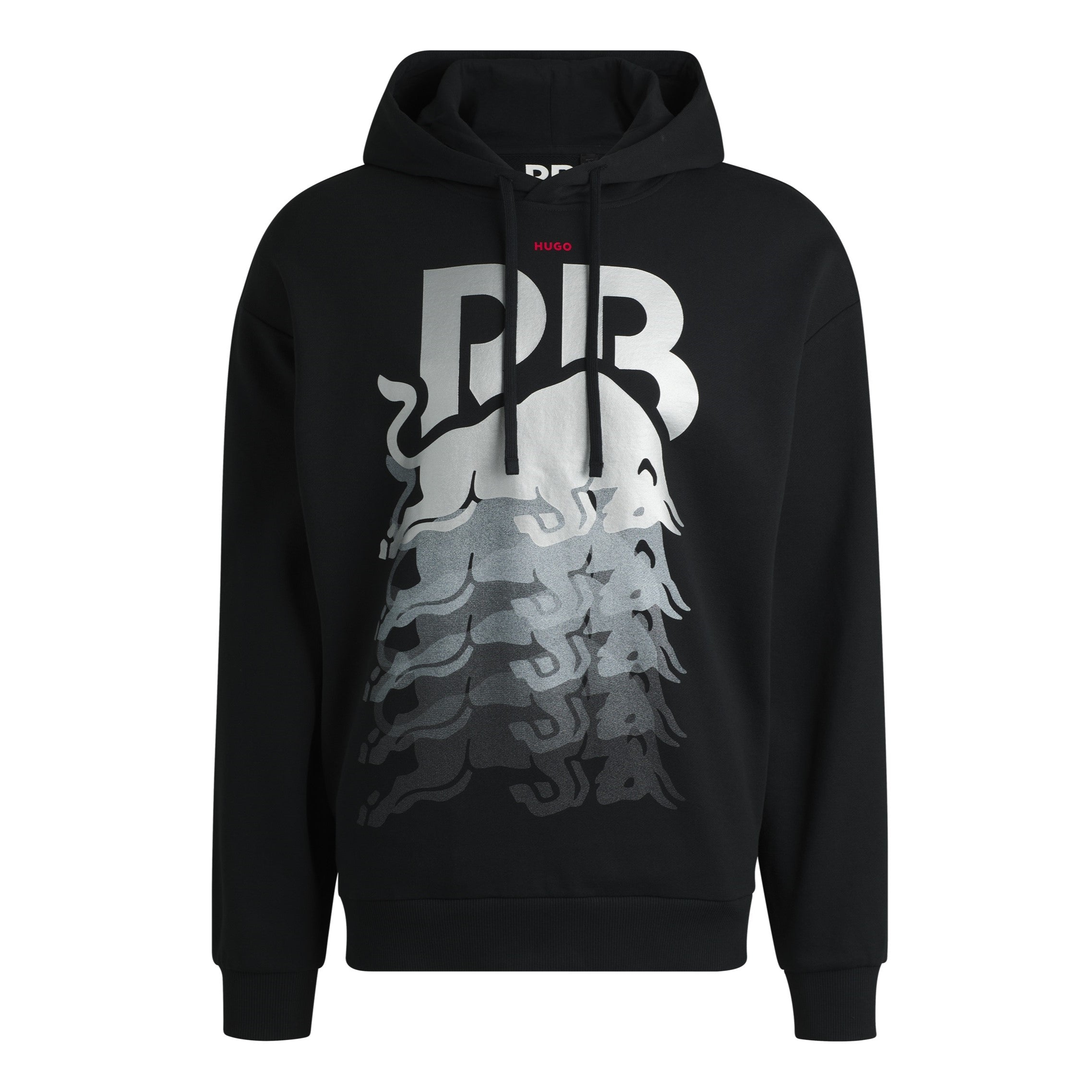Visa Cash App RB F1 Red Bull Fade Hoodie Unisex - Black