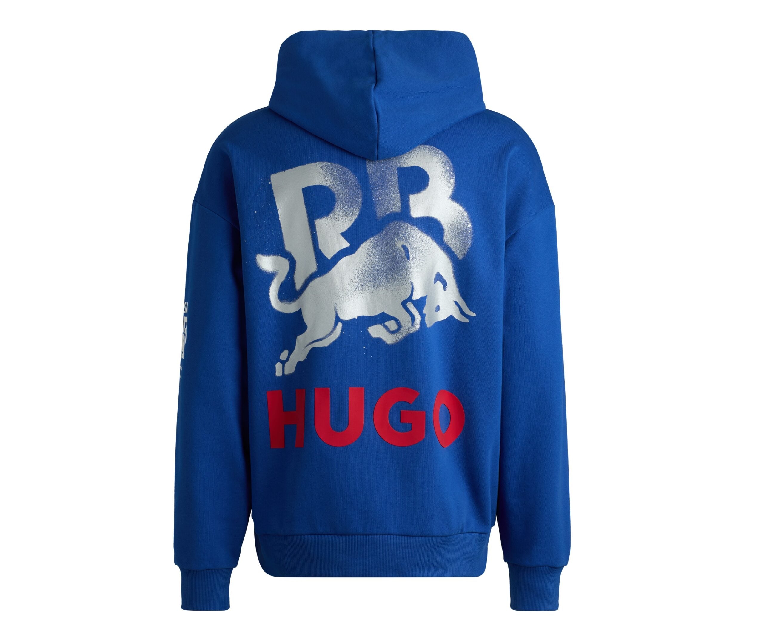 Visa Cash App RB F1 Spray Logo Hoodie Unisex - Blue