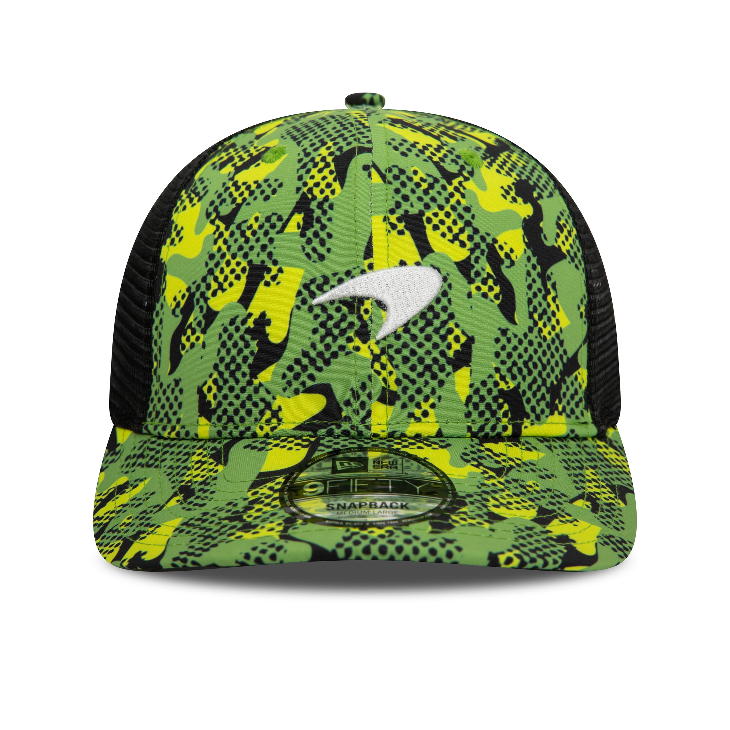 McLaren Racing F1 Camo 9Fifty Cap Pre Curve Cap Adults - Multicolour