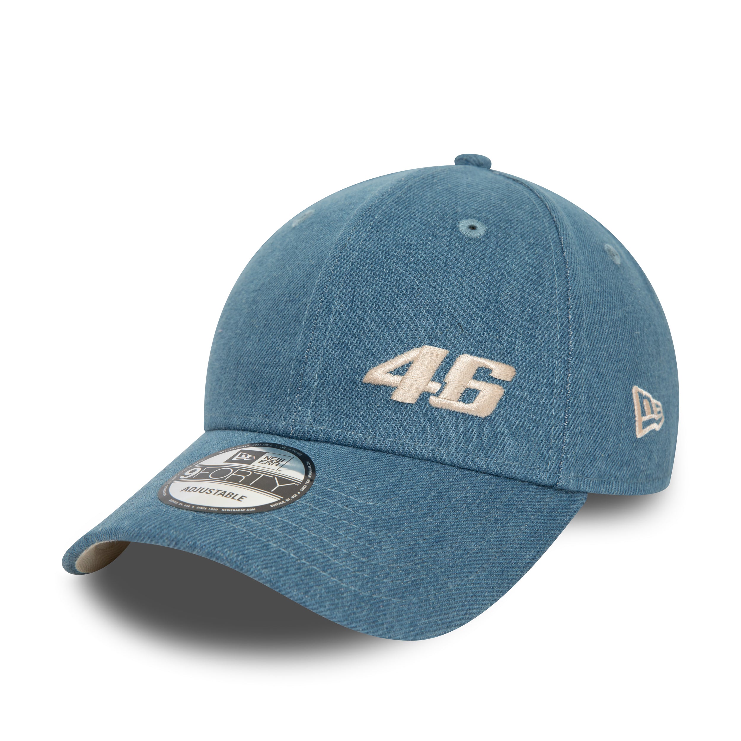 VR46 Denim 9Forty Cap Adults - Open Blue/Stone