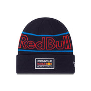 Red Bull Racing F1 Team Cuff Beanie Kids - Night Sky/Hot Red