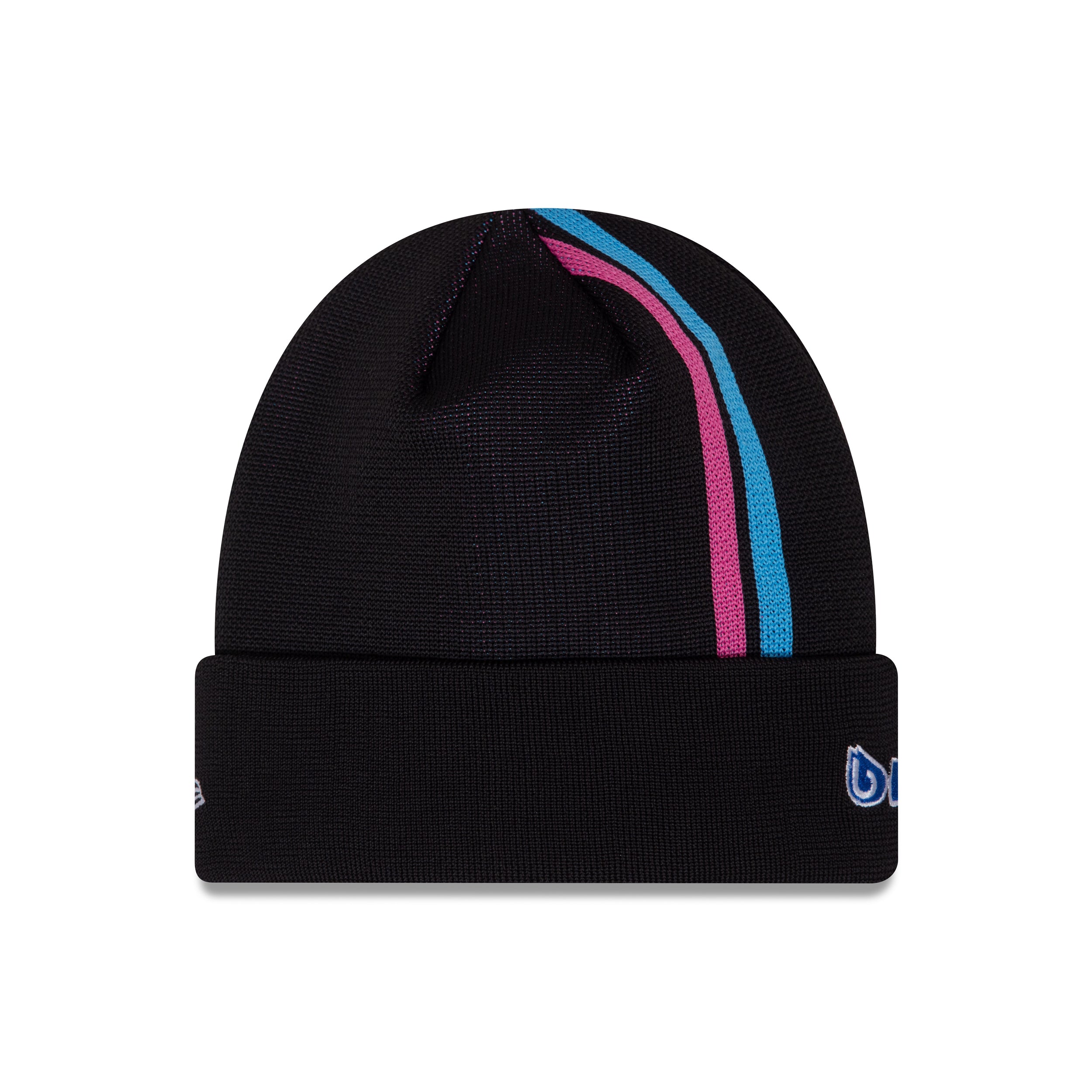 Alpine F1 Stripe Knit Beanie Adults - Black
