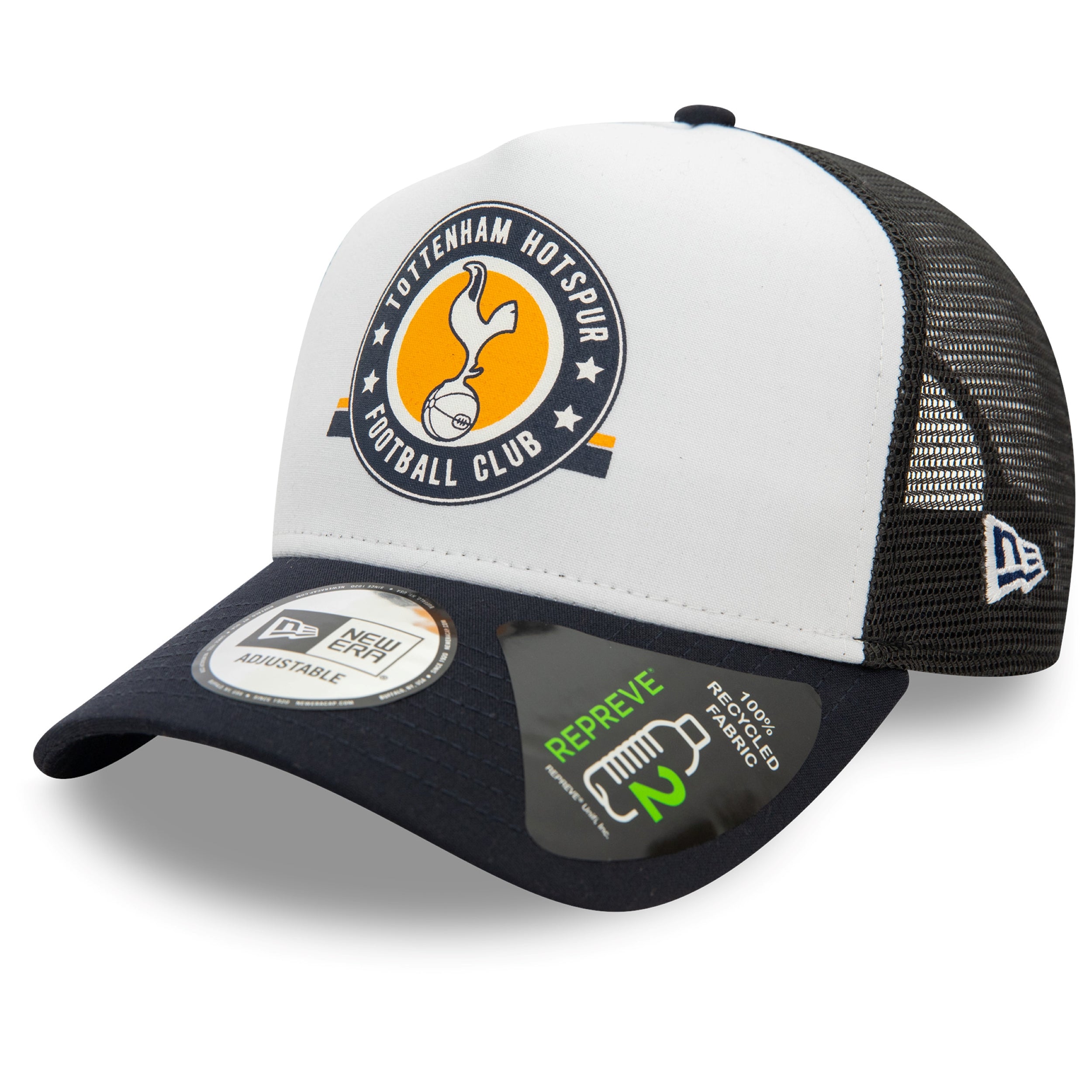 Tottenham Hotspur Graphic Trucker Cap Adults - Light Navy/White