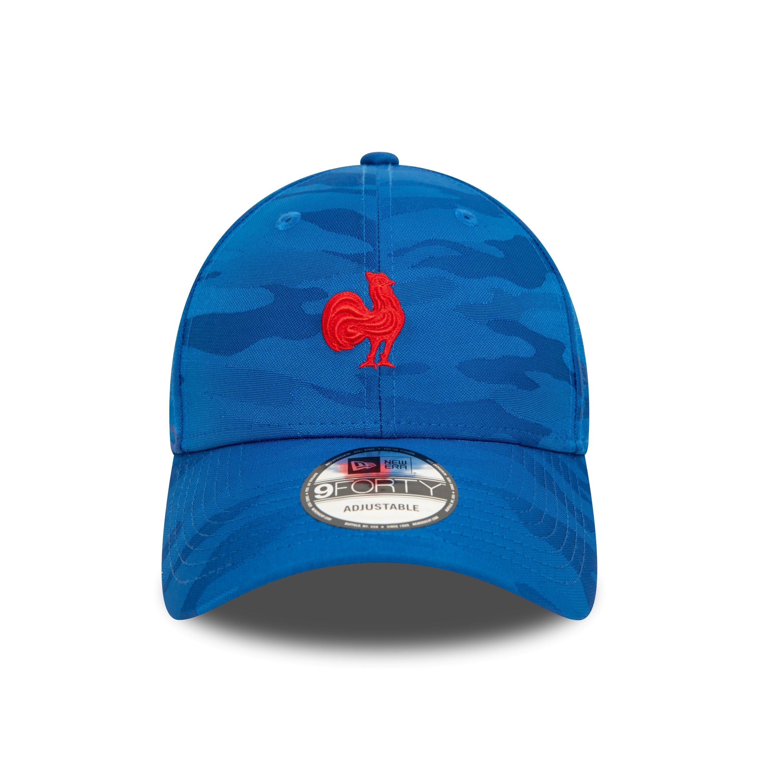 French Federation of Rugby Tonal Camo 9Forty Cap Adults - Medium Blue