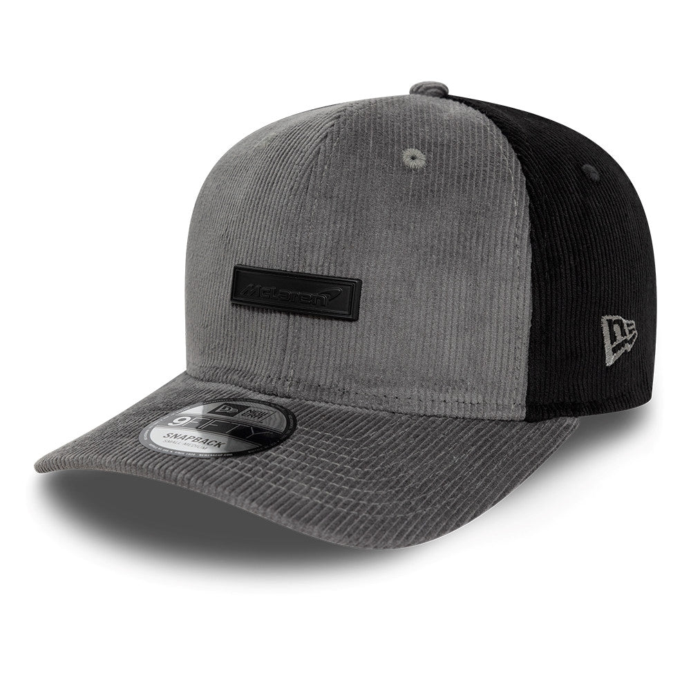 McLaren Automotive Cord 9Fifty Cap Pre Curve Cap Adults - Dark Grey