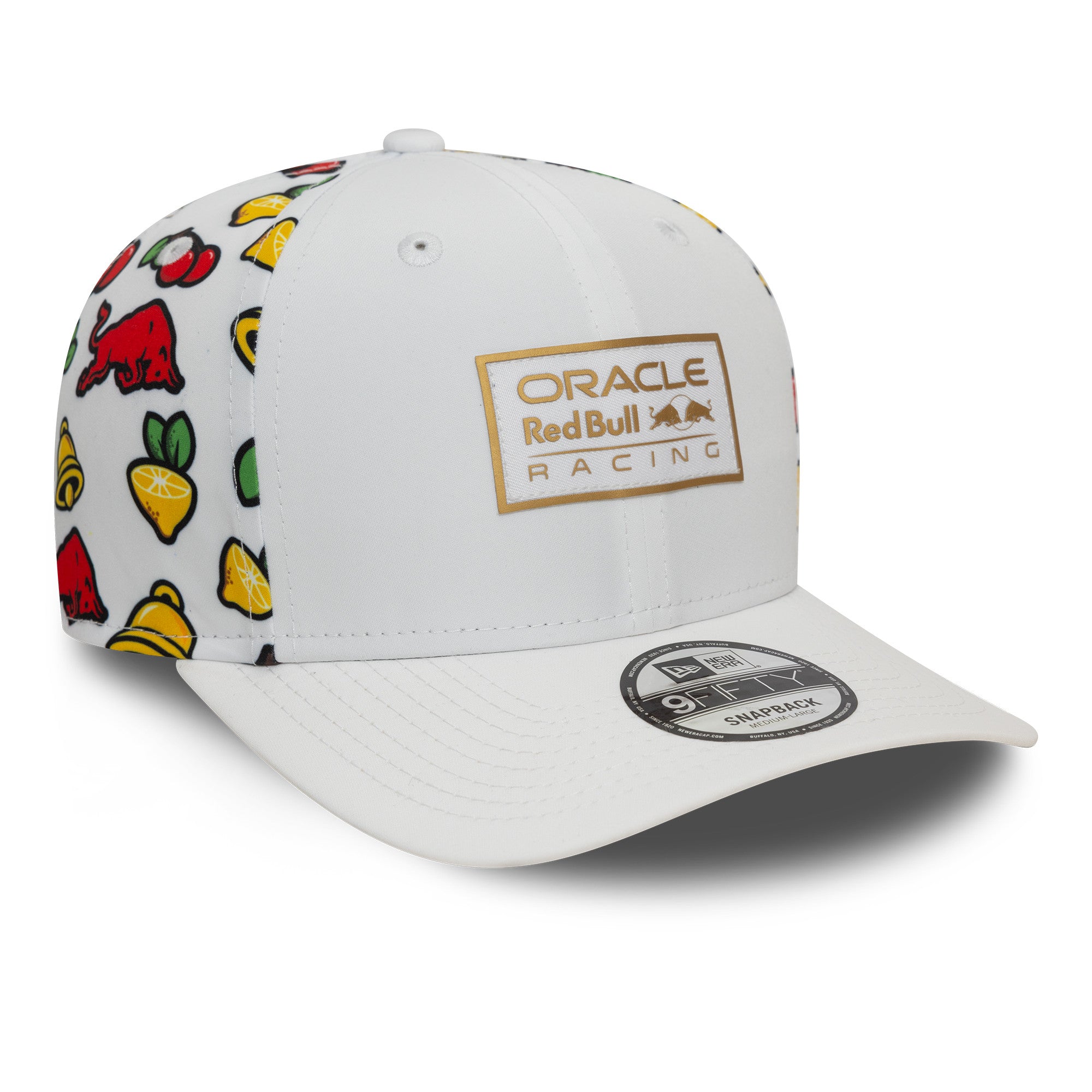 Red Bull Racing F1 Las Vegas All Over Print 9Fifty Cap Pre Curve Adults - White