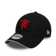 Manchester United Flag 9Forty Cap Adults - Black/Scarlet