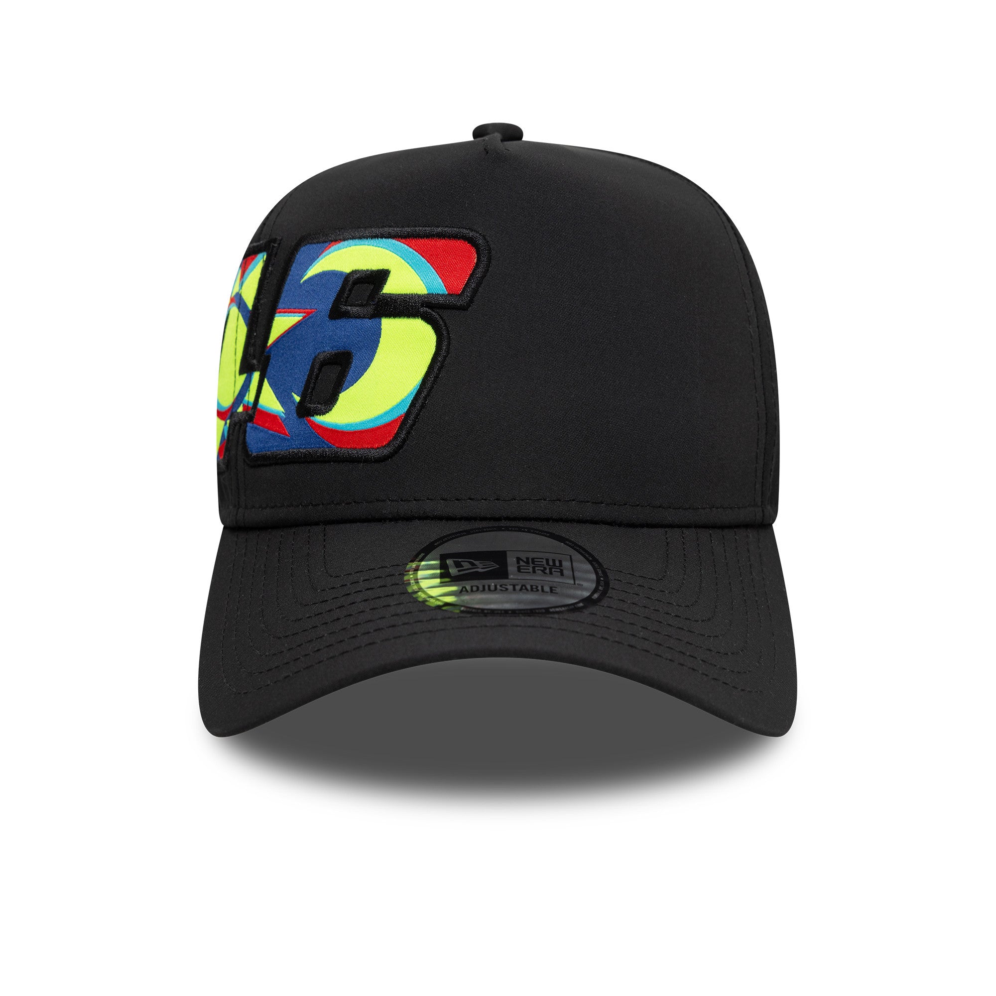 VR46 Moon Sun Trucker Cap Adults - Black/Neon Yellow