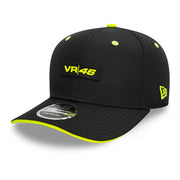 VR46 Core 9Seventy Cap Stretch Snap Adults - Black/Neon Yellow