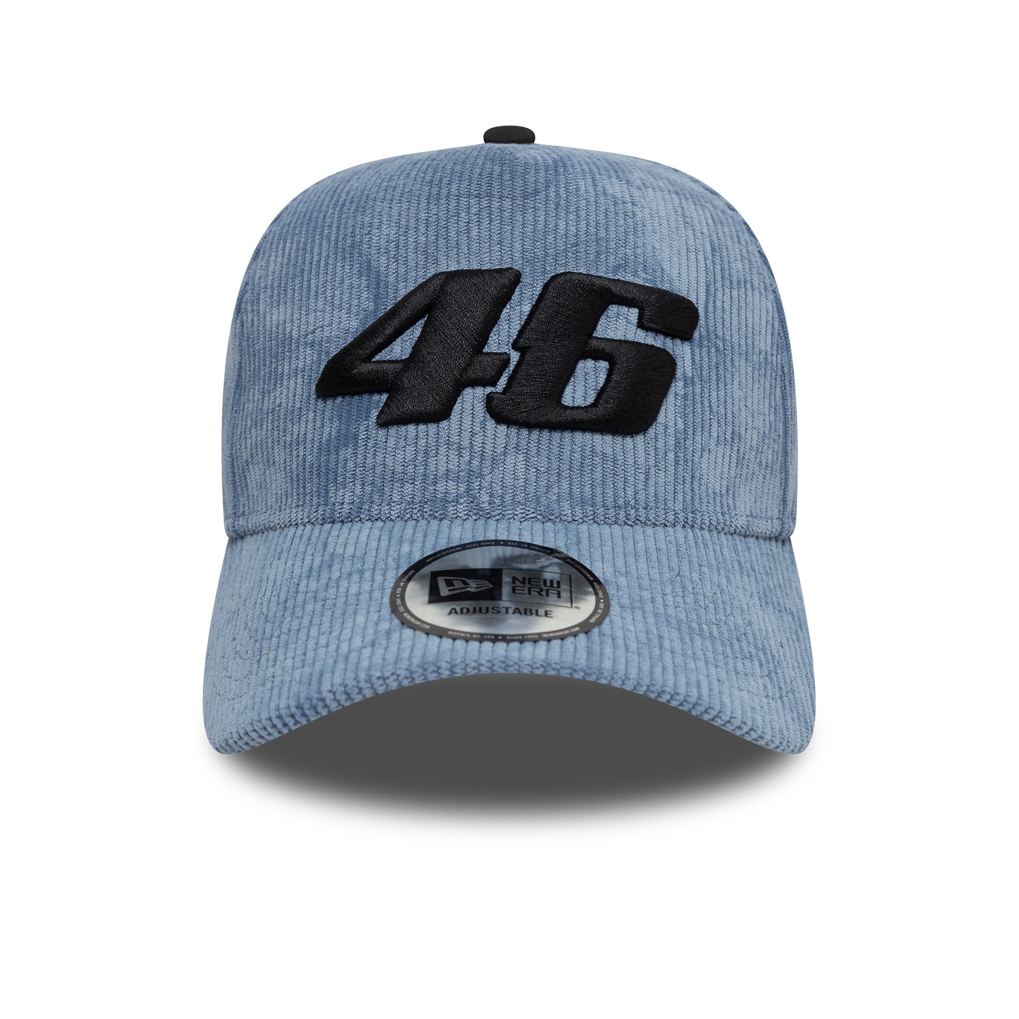 VR46 Pattern Cord Trucker Cap Adults - Black/Neon Yellow