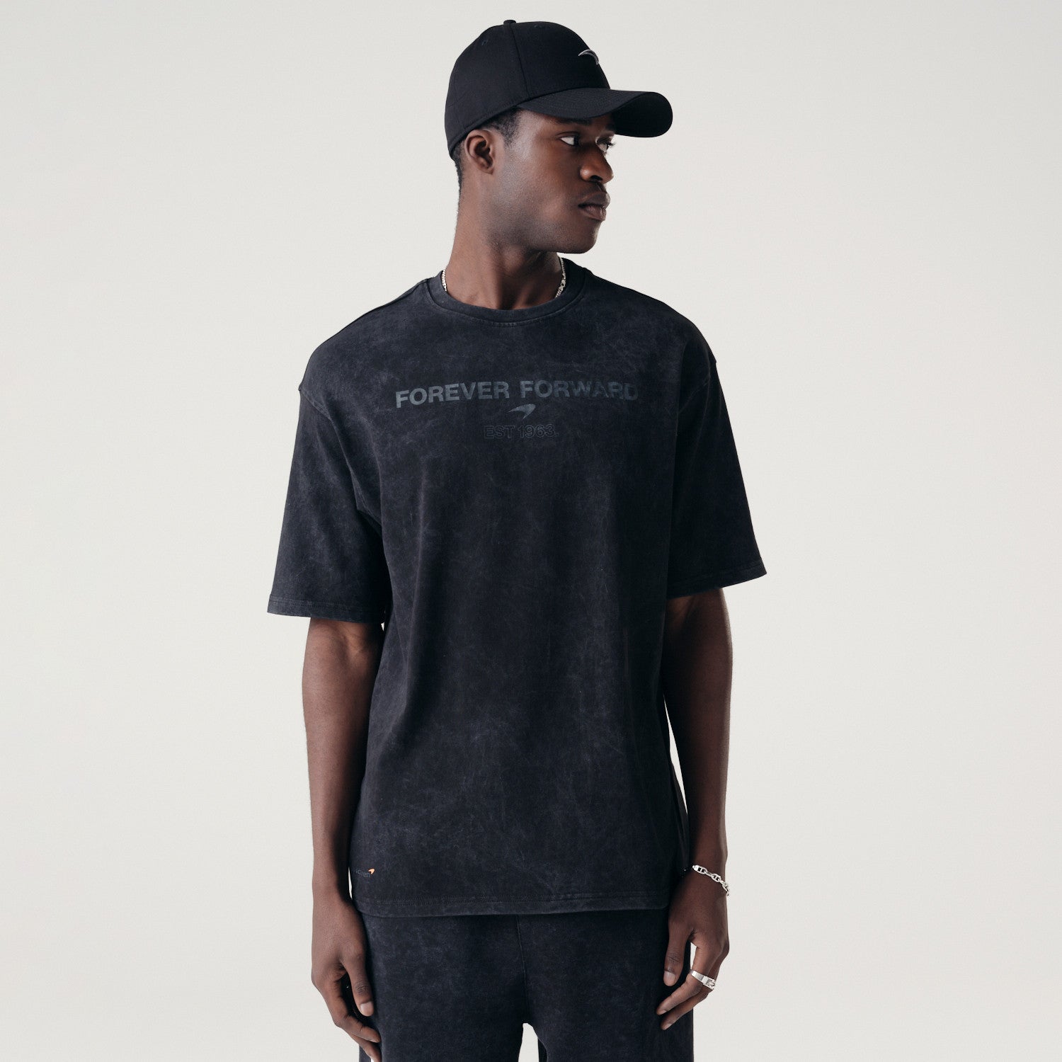 McLaren Racing F1 Speedmark Oversized Tee Adults - Black
