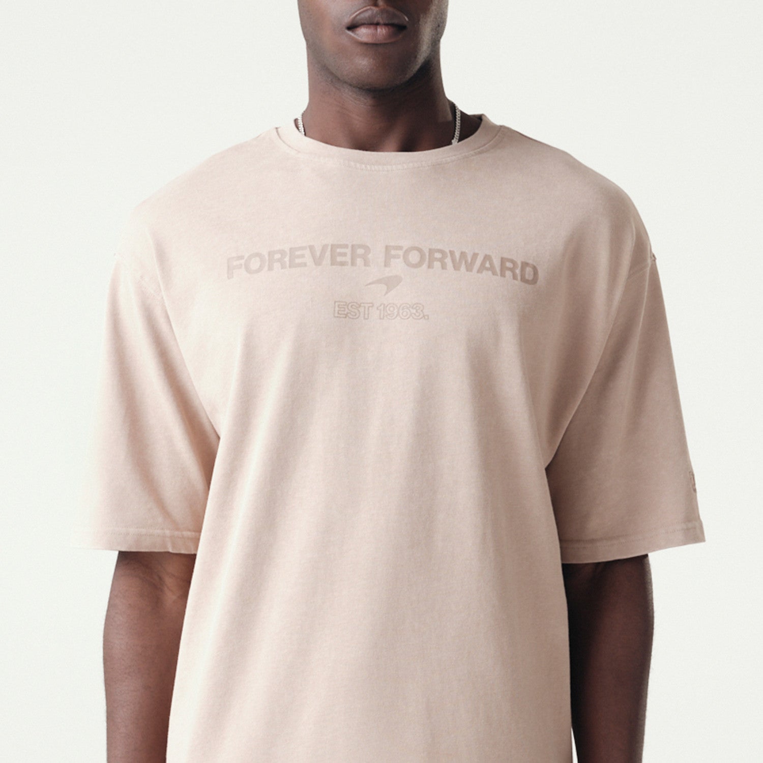 McLaren Racing F1 Speedmark Oversized Tee Adults - Taupe