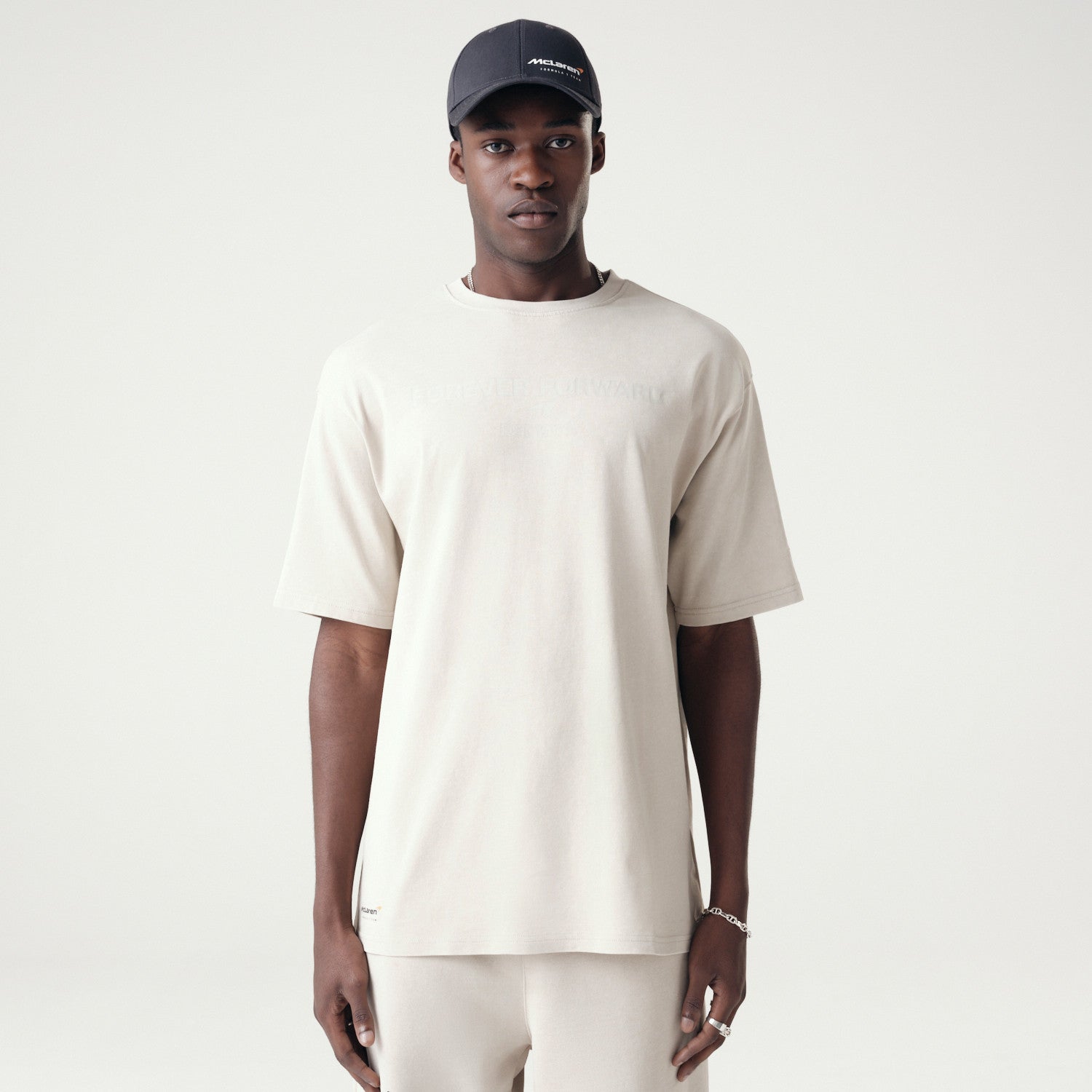 McLaren Racing F1 Speedmark Oversized Tee Adults - Stone