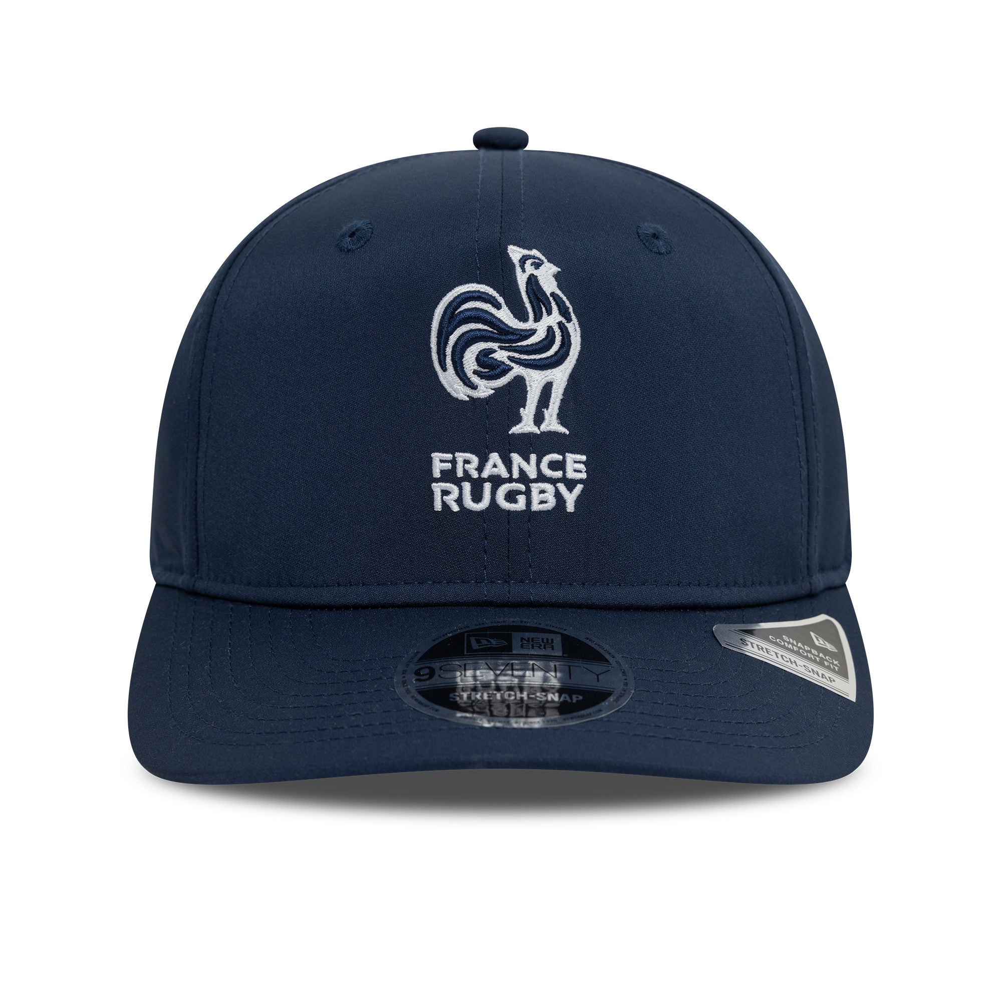 French Federation Of Rugby Training Mesh 9Seventy Cap Stretch Snap Adults - Navy