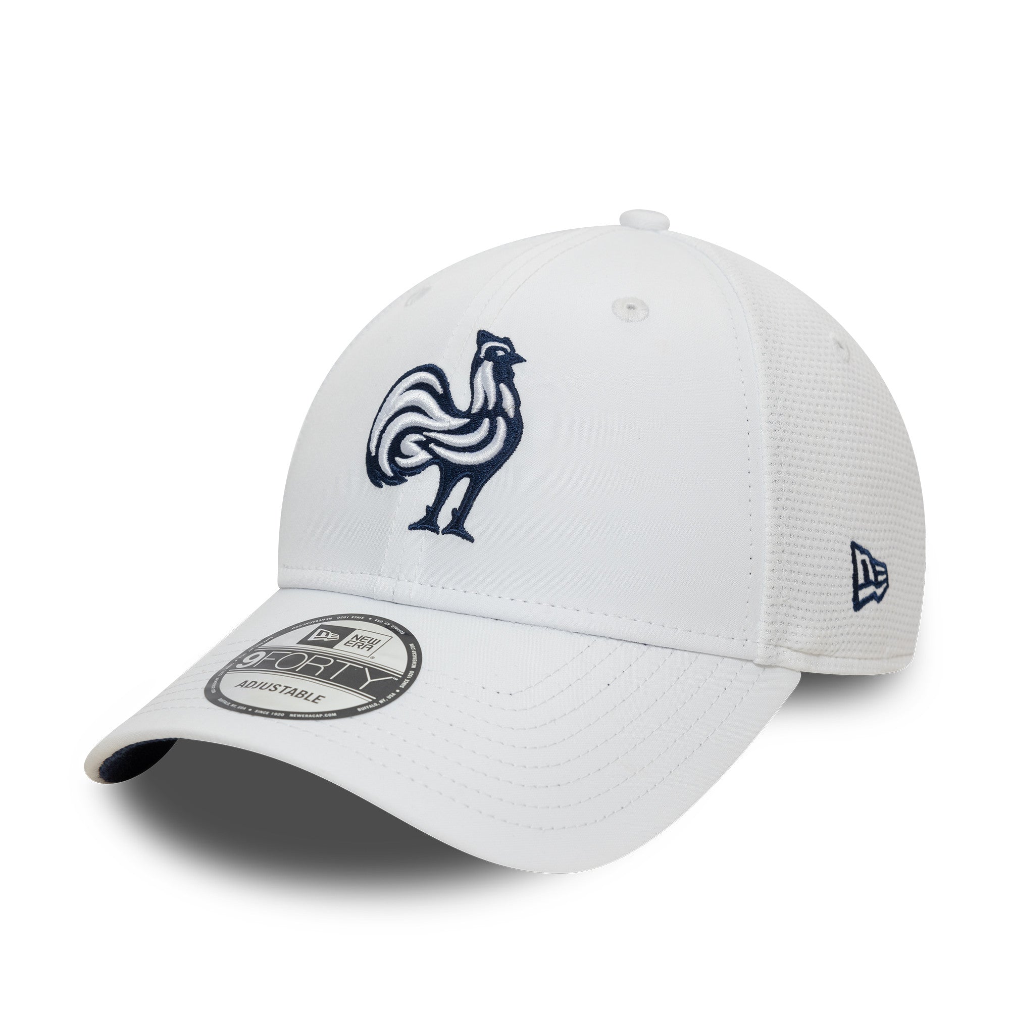 French Federation Of Rugby Training Mesh 9Forty Cap Adults - White