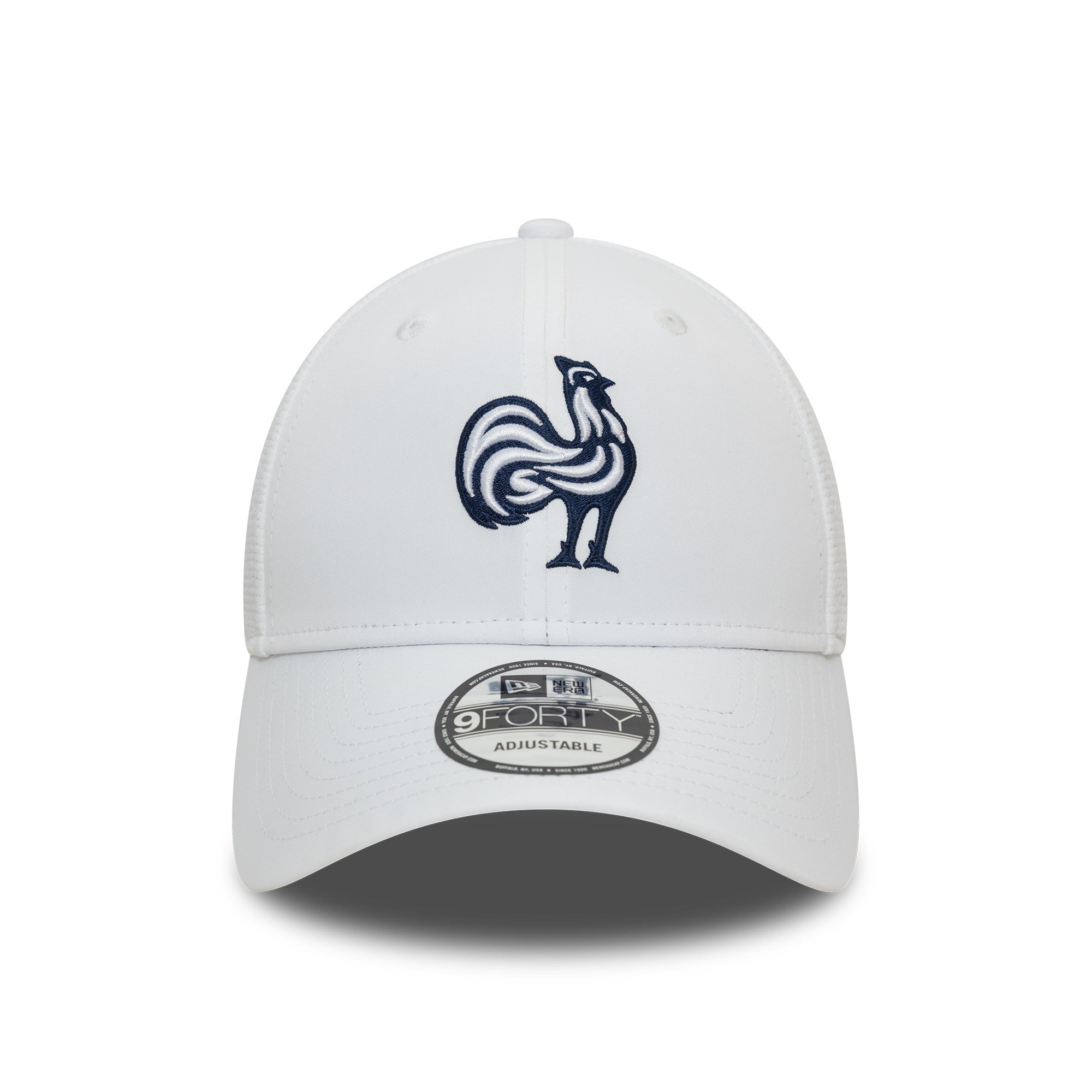 French Federation Of Rugby Training Mesh 9Forty Cap Adults - White
