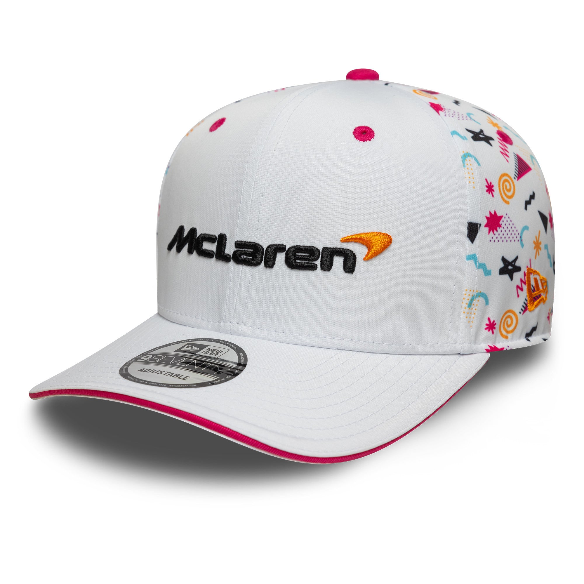 McLaren Racing F1 Miami 9Seventy Cap Stretch Snap Adults - White