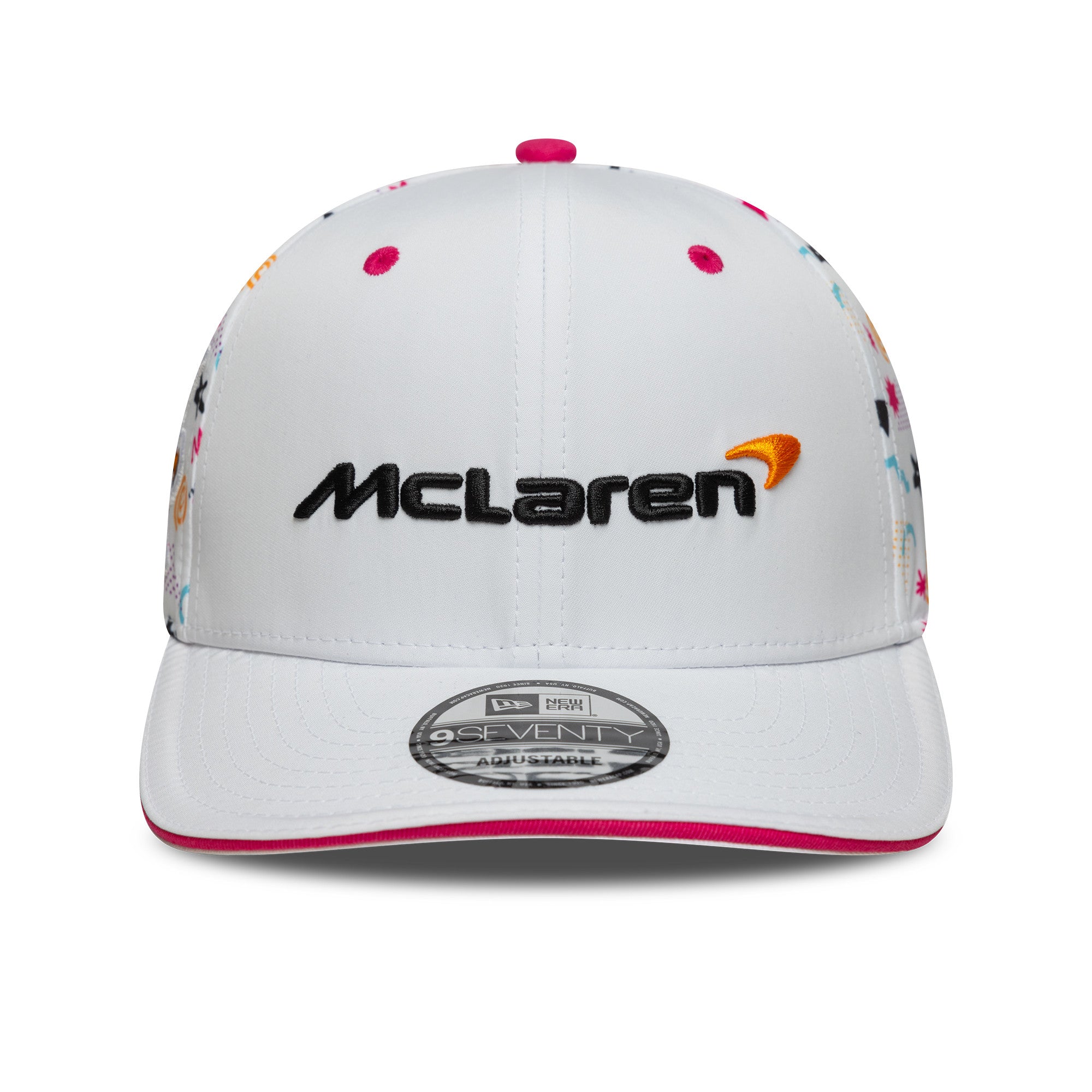 McLaren Racing F1 Miami 9Seventy Cap Stretch Snap Adults - White
