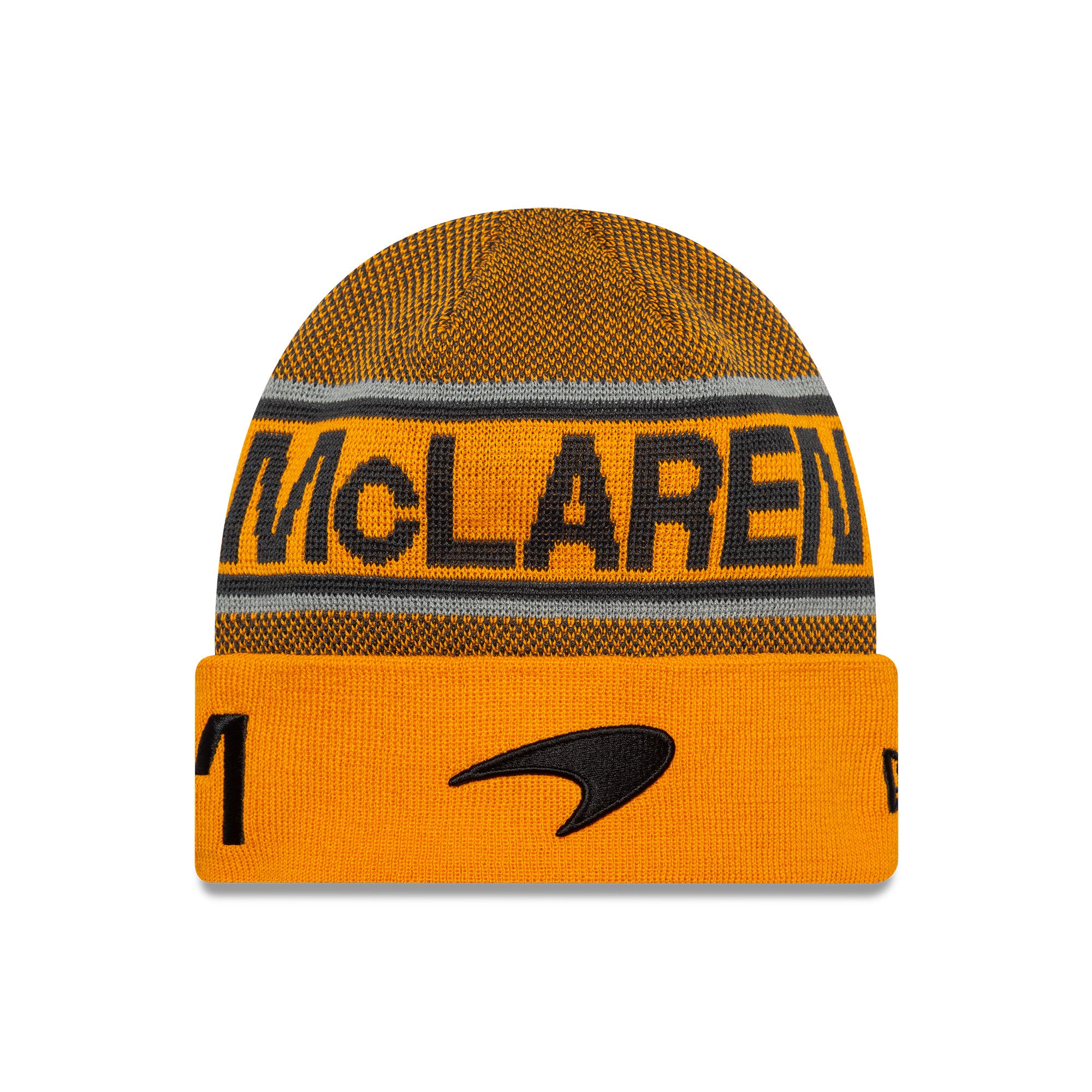 McLaren Racing F1 Team 2025 Oscar Piastri Cuff Beanie Adults - Papaya