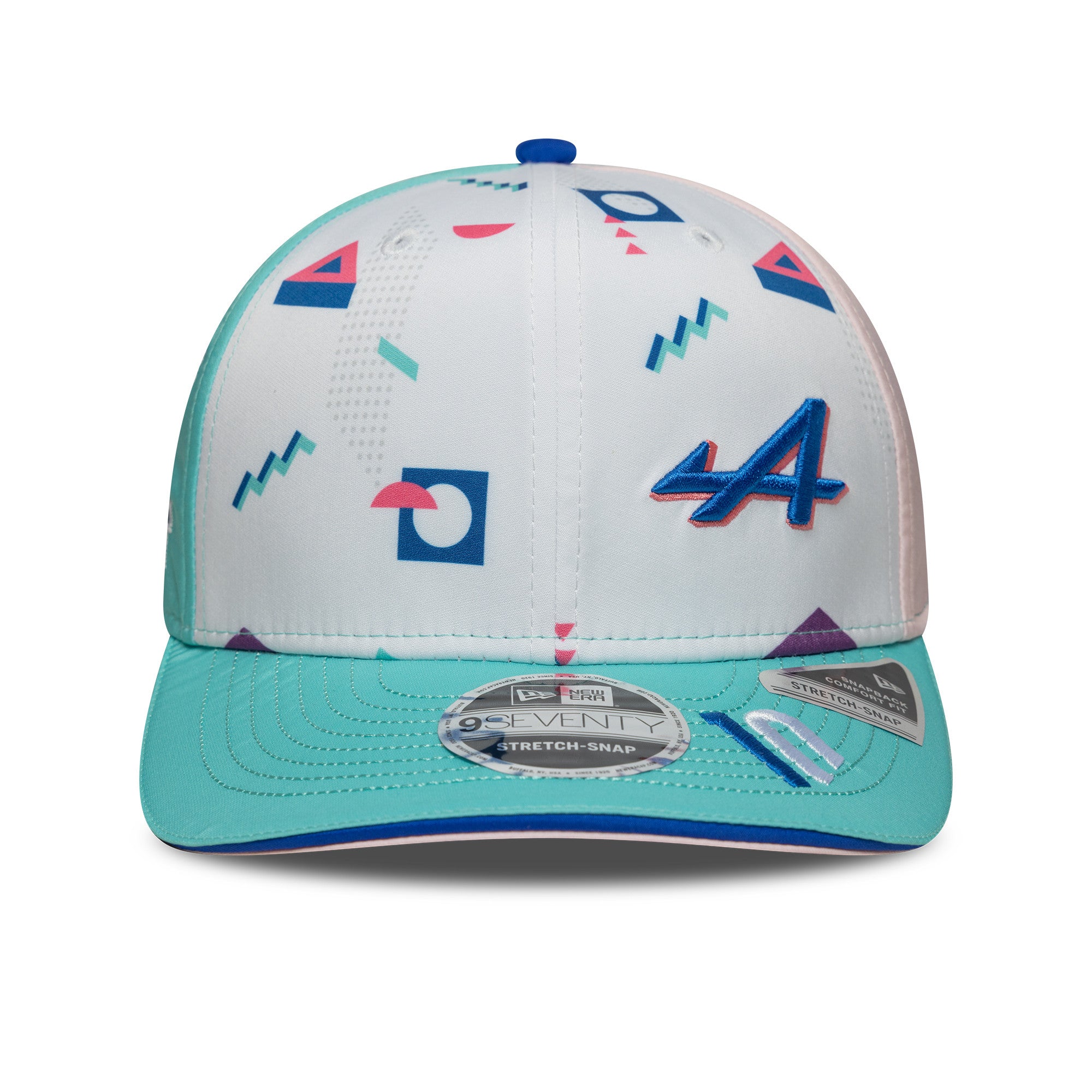 Alpine F1 Pierre Gasly Miami 9Seventy Cap Stretch Snap Adults - White
