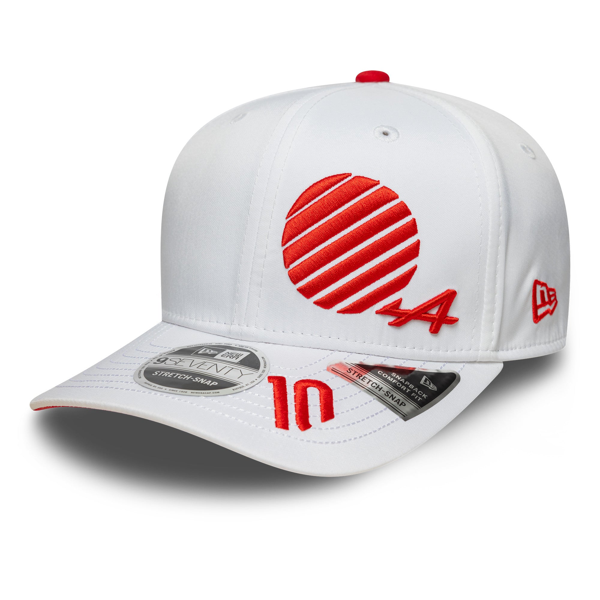 Alpine F1 Pierre Gasly Japan 9Seventy Cap Stretch Snap Adults - White