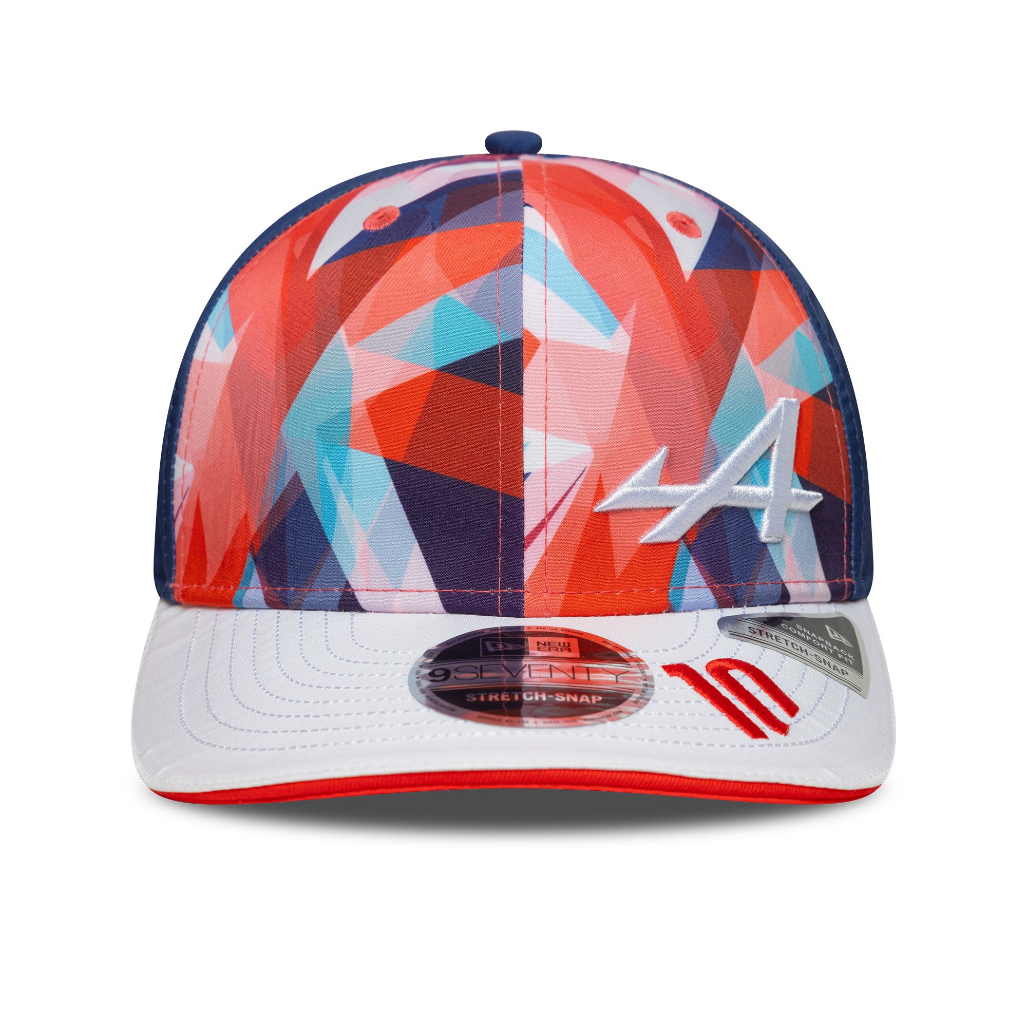 Alpine F1 Team 2025 Pierre Gasly Silverstone 9Seventy Cap Stretch Snap Adults - White