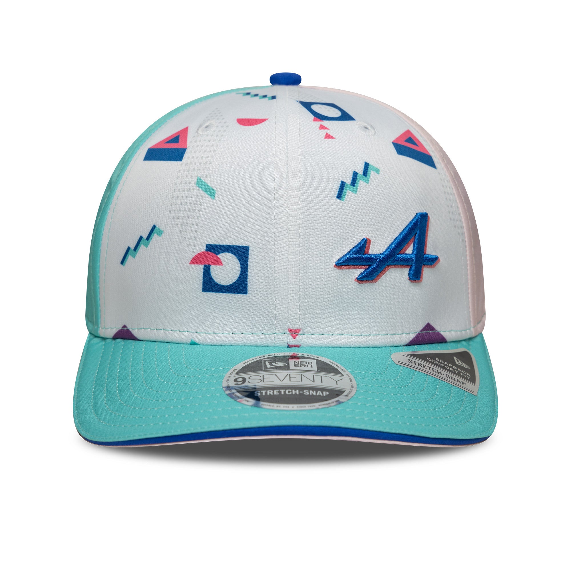Alpine F1 Team 2025 Miami 9Seventy Cap Stretch Snap Adults - White
