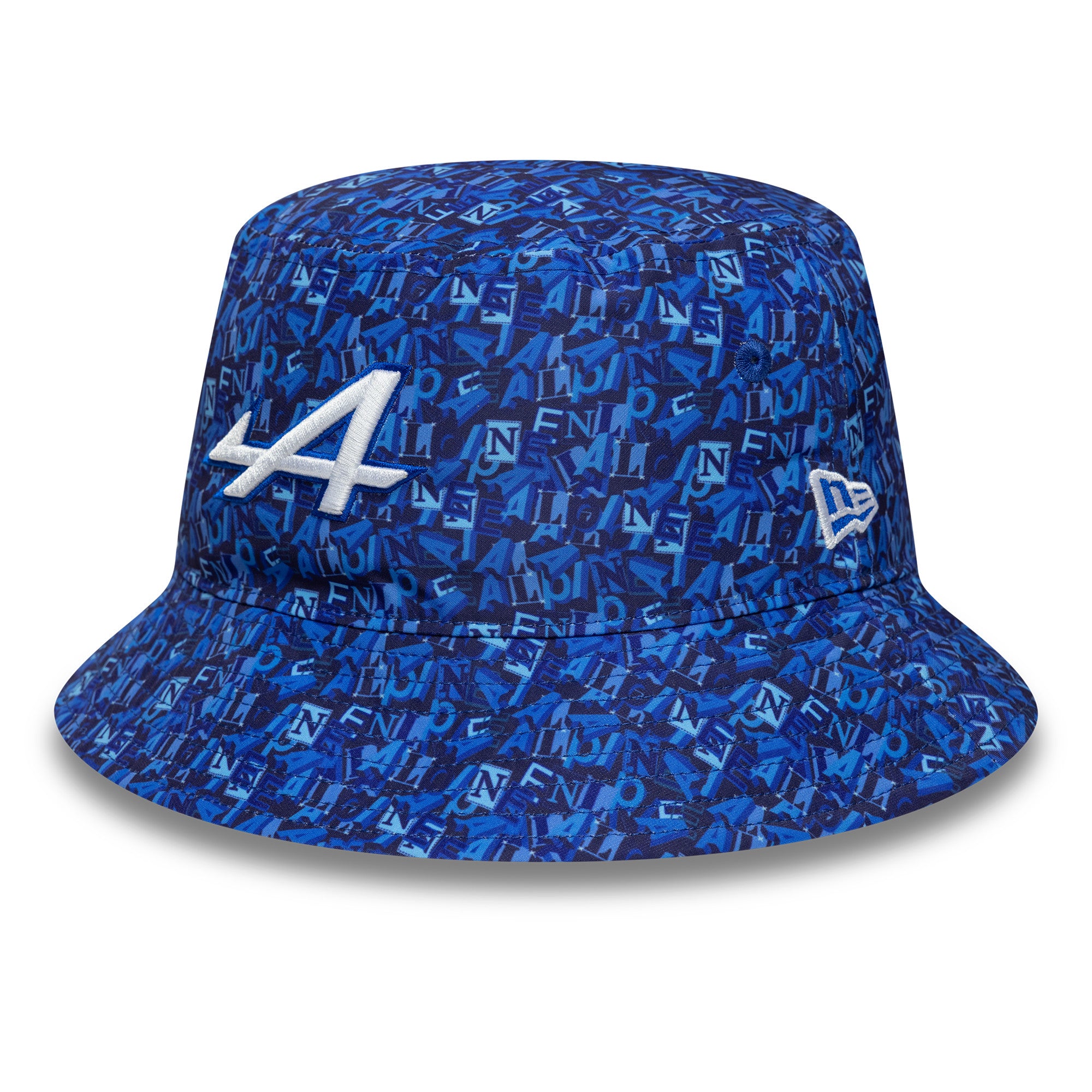 Alpine F1 All Over Print Tapered Bucket Hat Adults - Navy