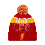 Liverpool FC Sport Cuff Beanie Adults - Scarlet/Amber Gold