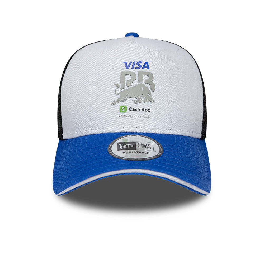 Visa Cash App RB F1 Essential Trucker Cap Adults - White/Bright Blue