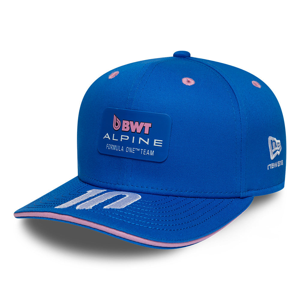 Alpine F1 Pierre Gasly 9Seventy Cap Stretch Snap Adults - Bright Blue/Pale Pink