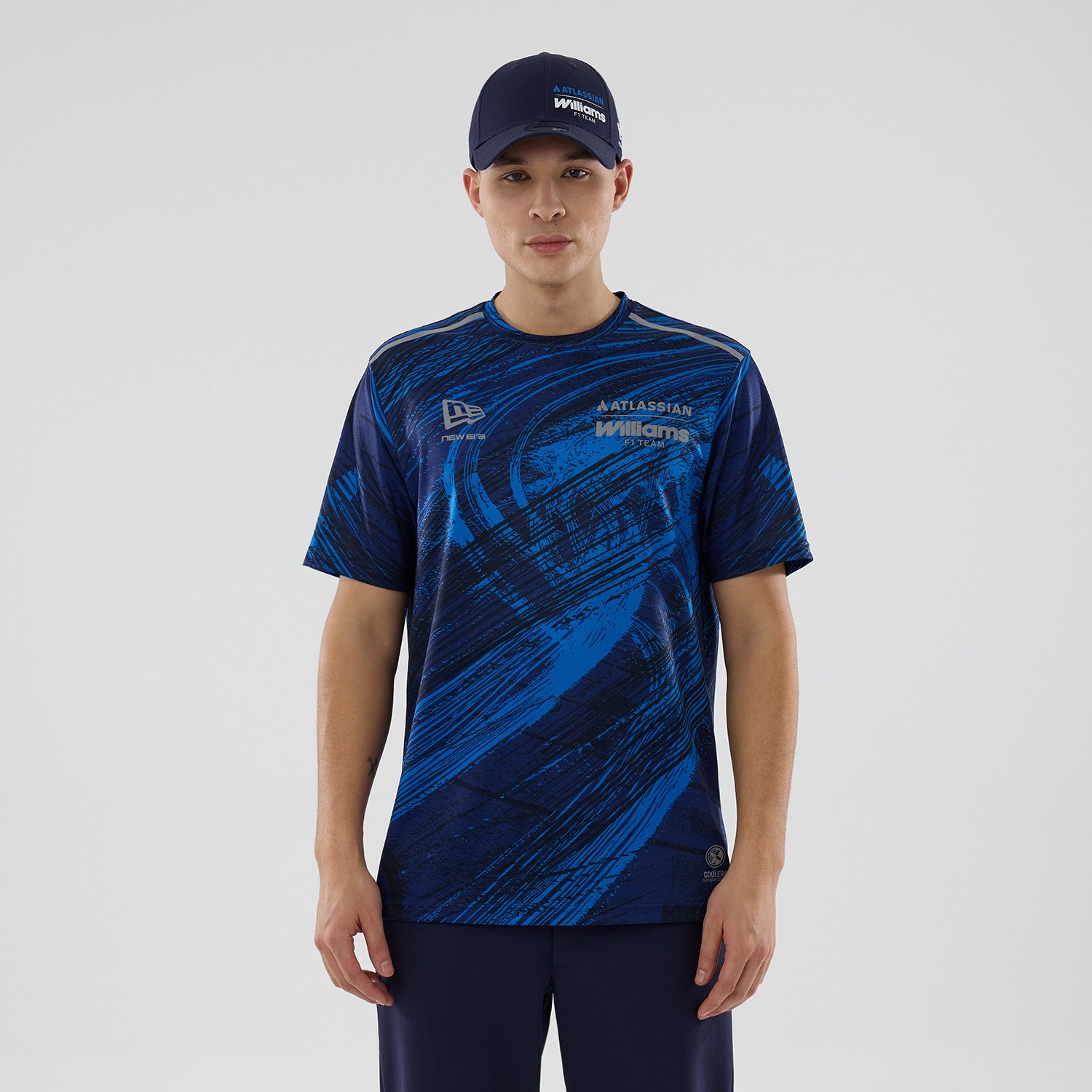 Williams F1 Short Sleeve Active Tee Mens - Night Shift Navy