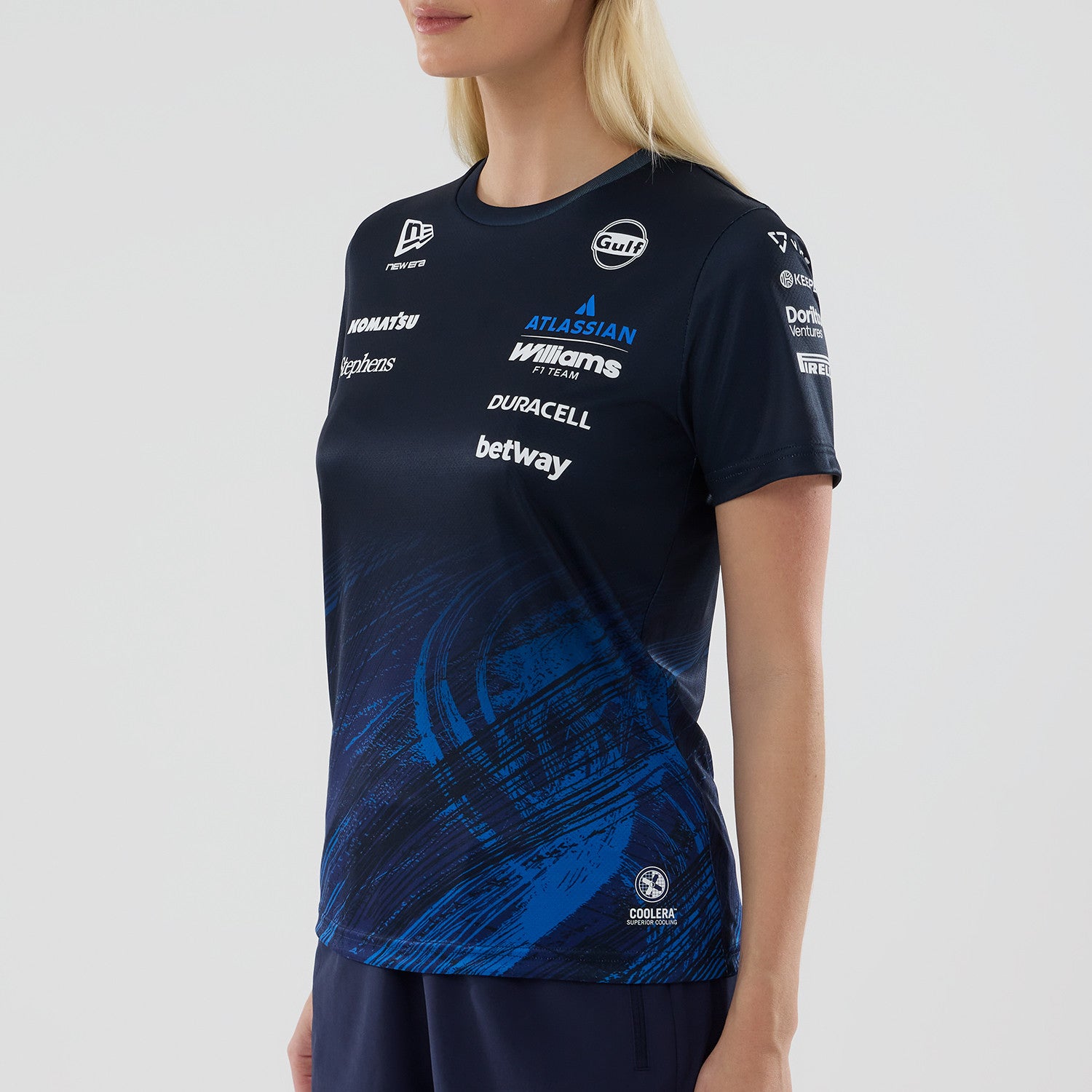 Williams F1 Team 2026 Tech Tee Womens - Navy