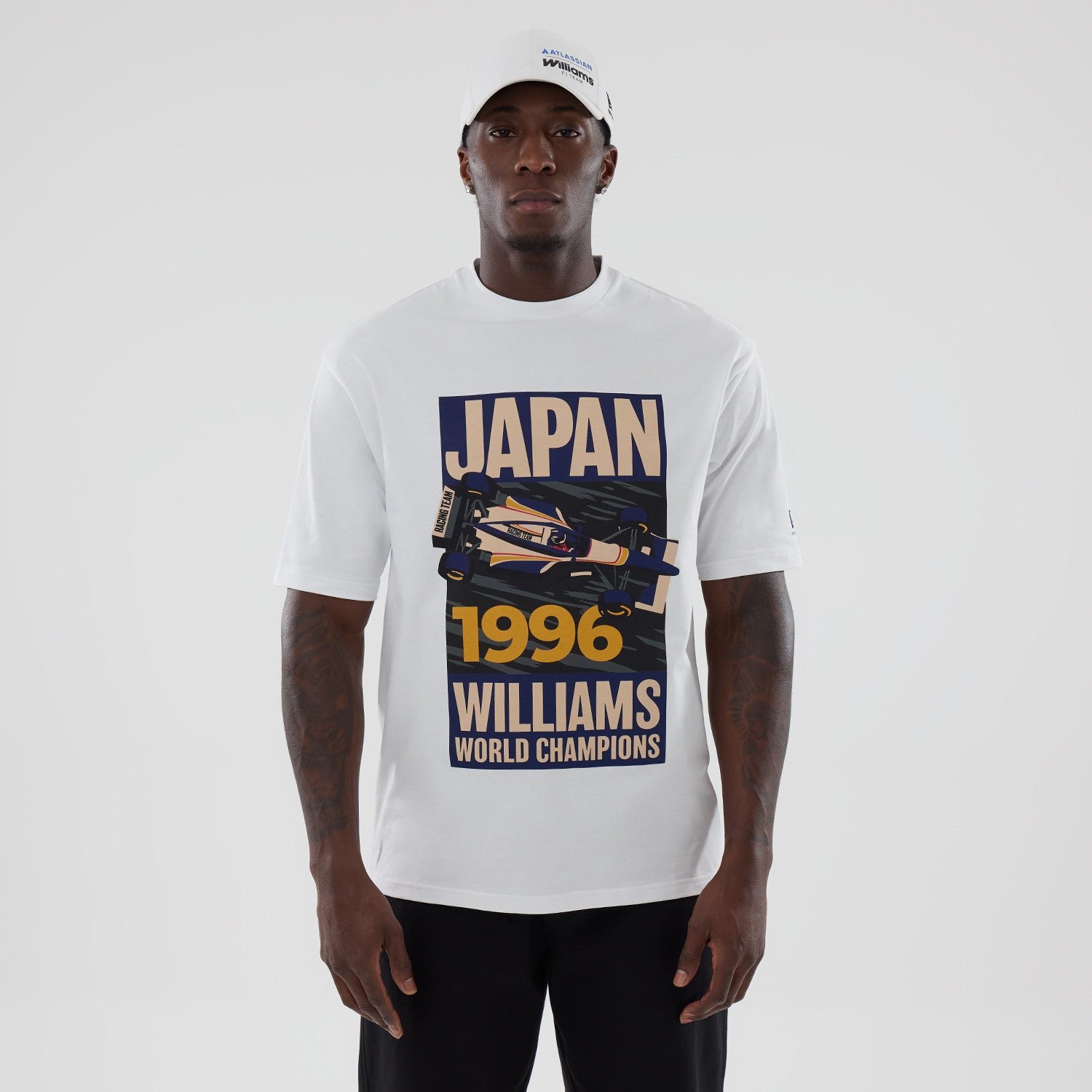 Williams F1 Japan Graphic Oversized Tee Mens - White