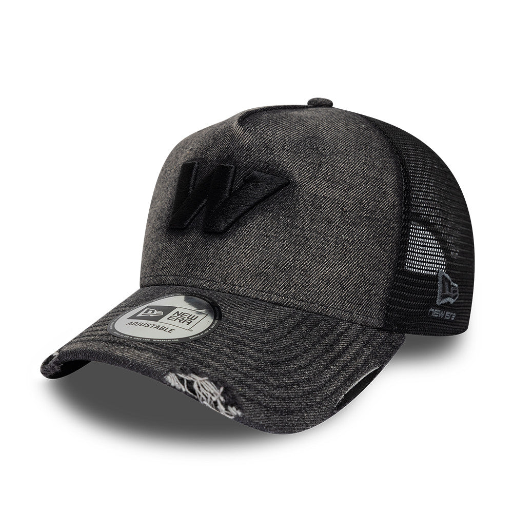 Williams F1 New Wave Denim Trucker Cap Adults - Black