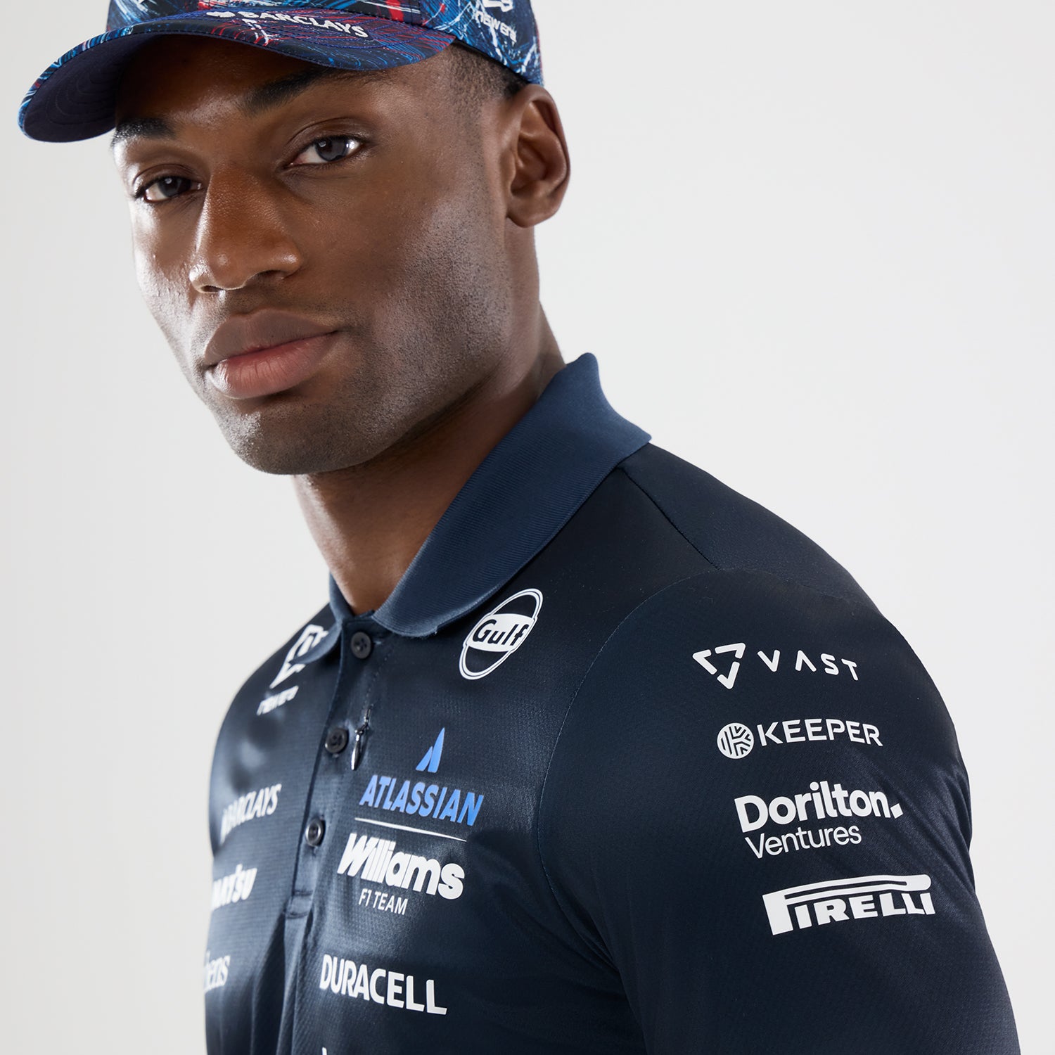 Williams F1 Team 2026 Silverstone Tech Polo Adults - Night Shift Navy