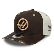 Haas F1 Team 2026 Special Edition Austin 9Seventy Cap Stretch Snap Adults - Brown Suede