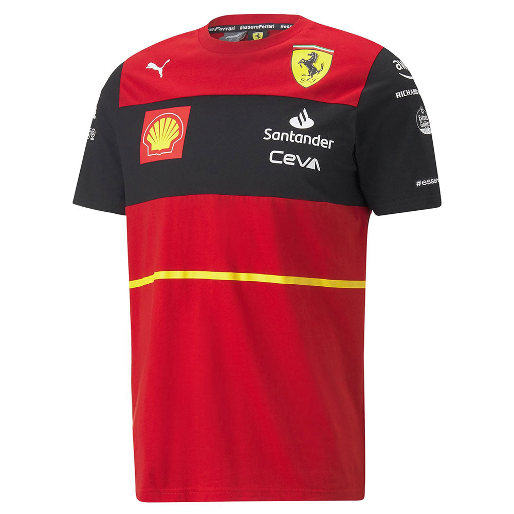 2022 Scuderia Ferrari Team Mens Sainz Tee